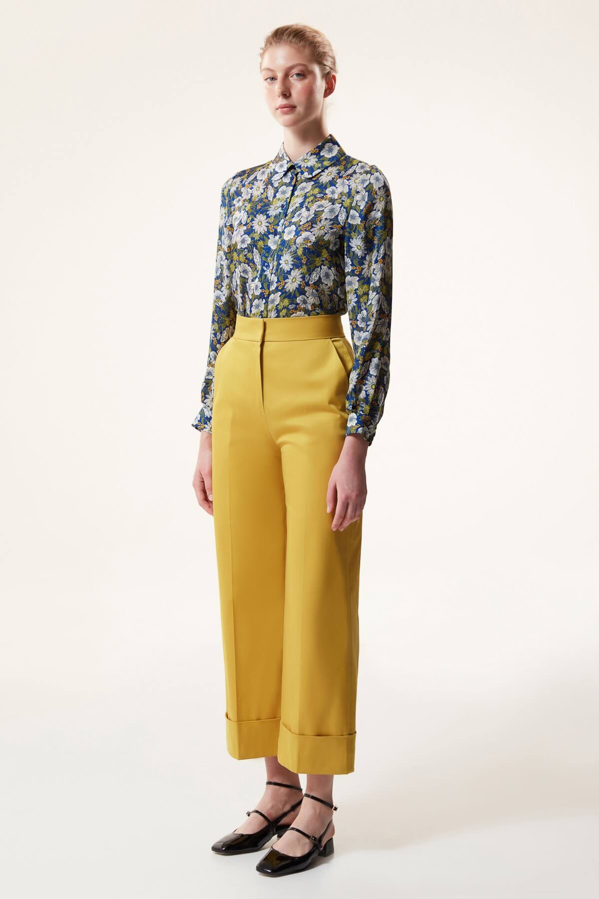 MACHKA Duble Paça Gabardin Sülfür Pantolon