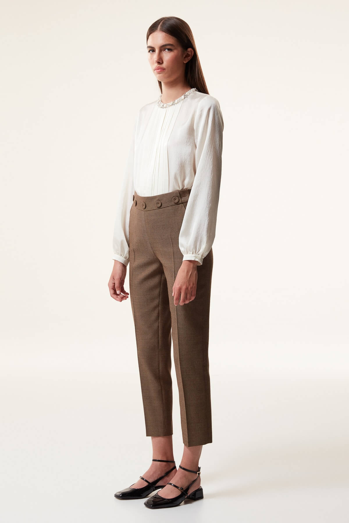 MACHKA KIRIK BEYAZ 06036 / BLUZ