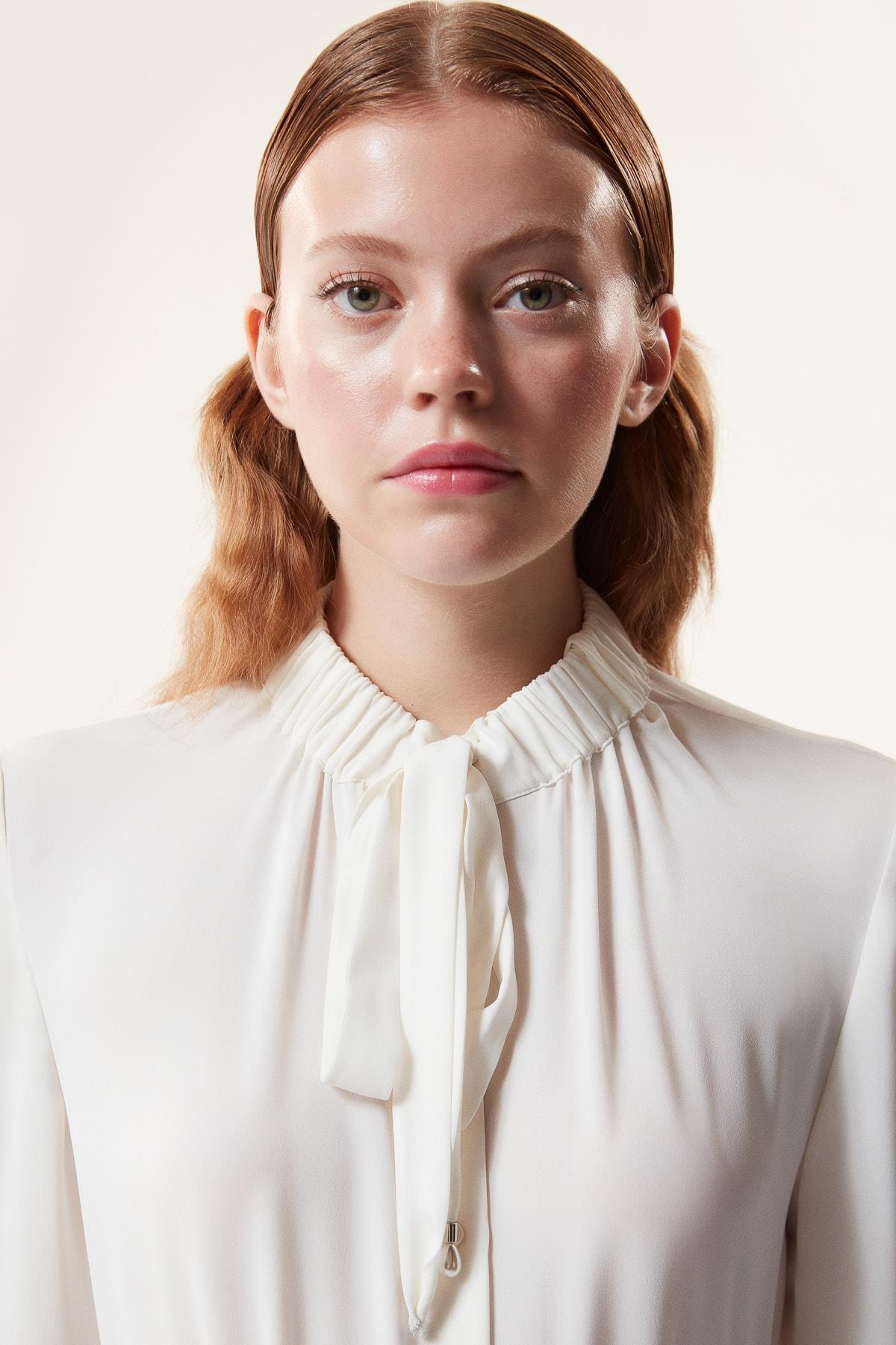 MACHKA KIRIK BEYAZ 06039 / BLUZ