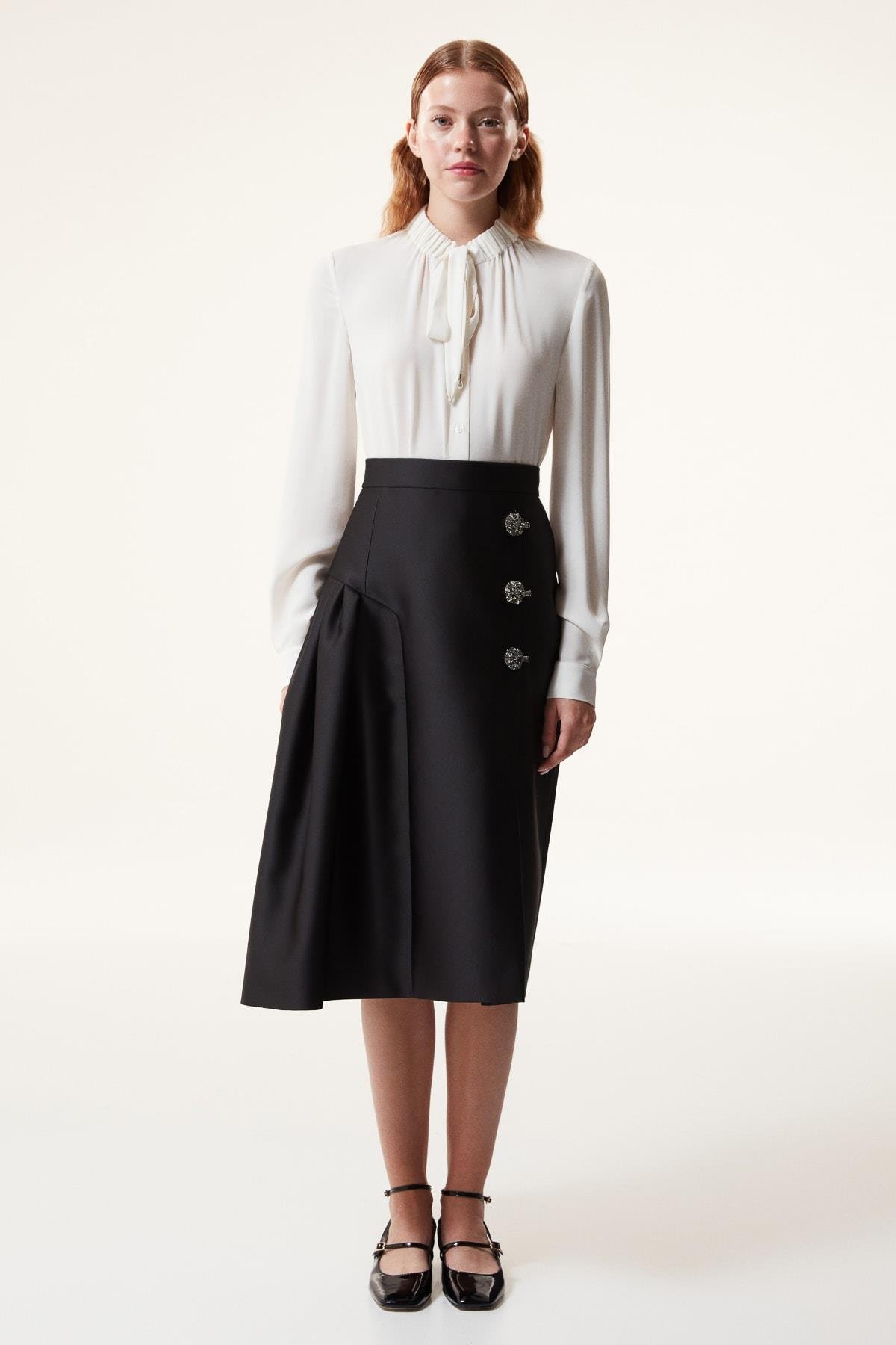 MACHKA KIRIK BEYAZ 06039 / BLUZ