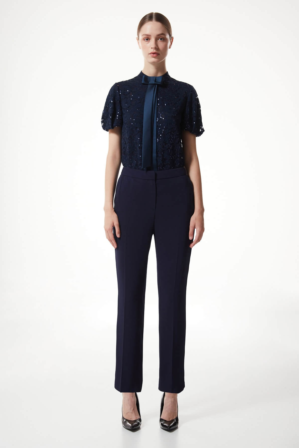 MACHKA LACIVERT 06082 / BLUZ