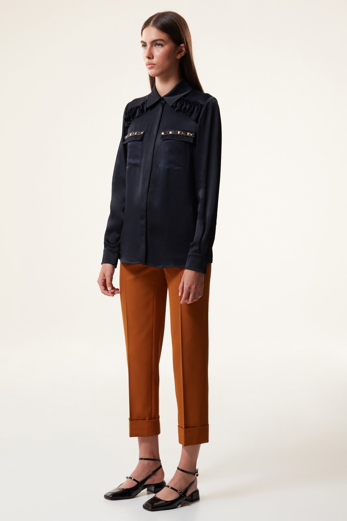 MACHKA LACIVERT 25019 / GOMLEK