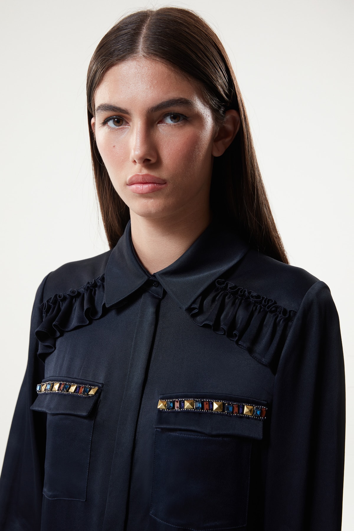 MACHKA LACIVERT 25019 / GOMLEK