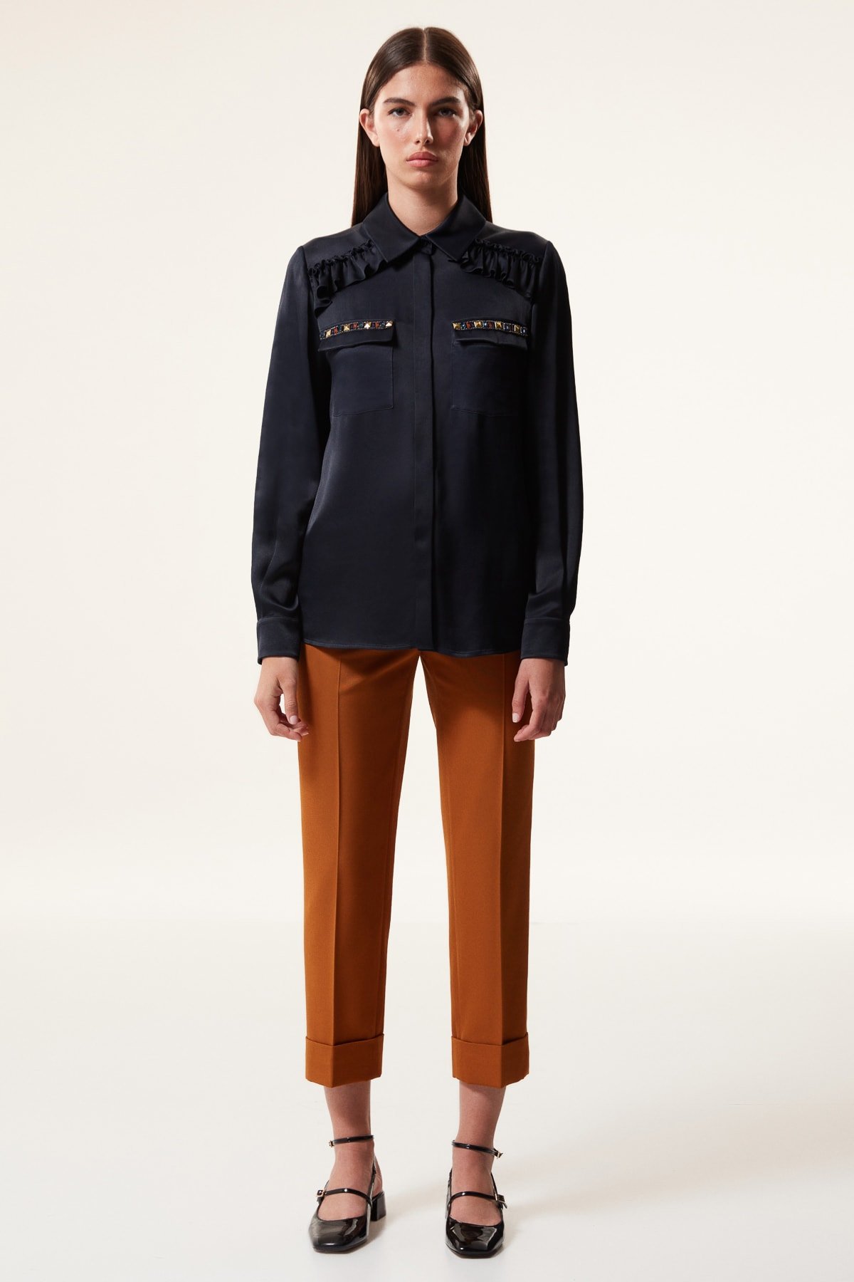 MACHKA LACIVERT 25019 / GOMLEK