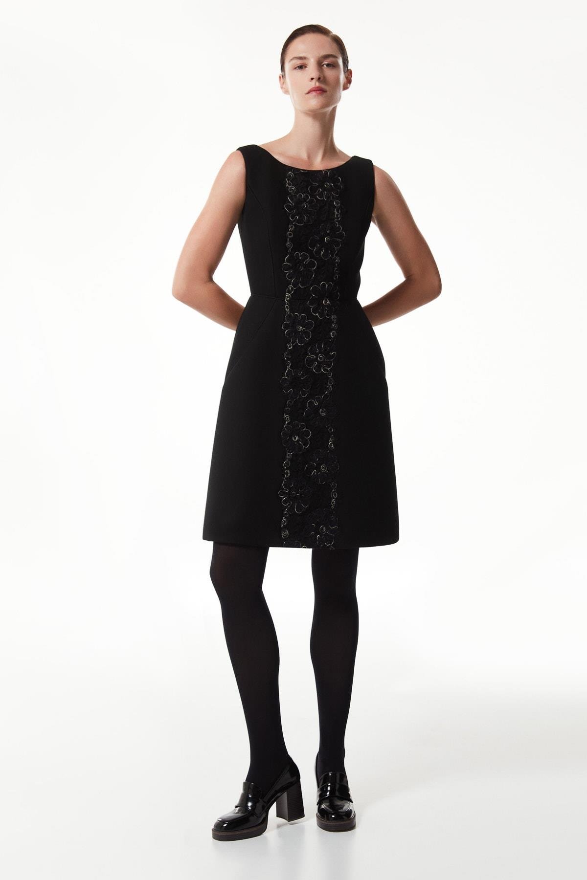 MACHKA SIYAH 02127 / ELBISE