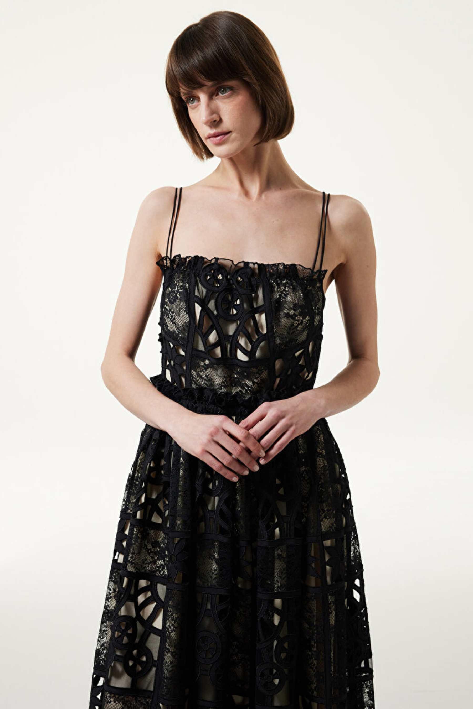 MACHKA SIYAH 02167 / ELBISE