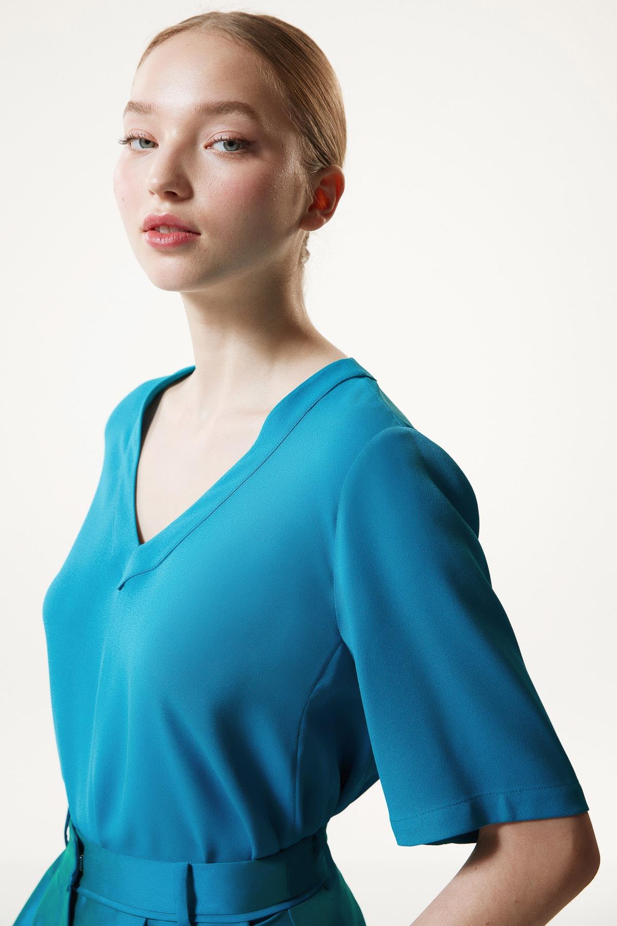 MACHKA TURKUAZ 06121 / BLUZ