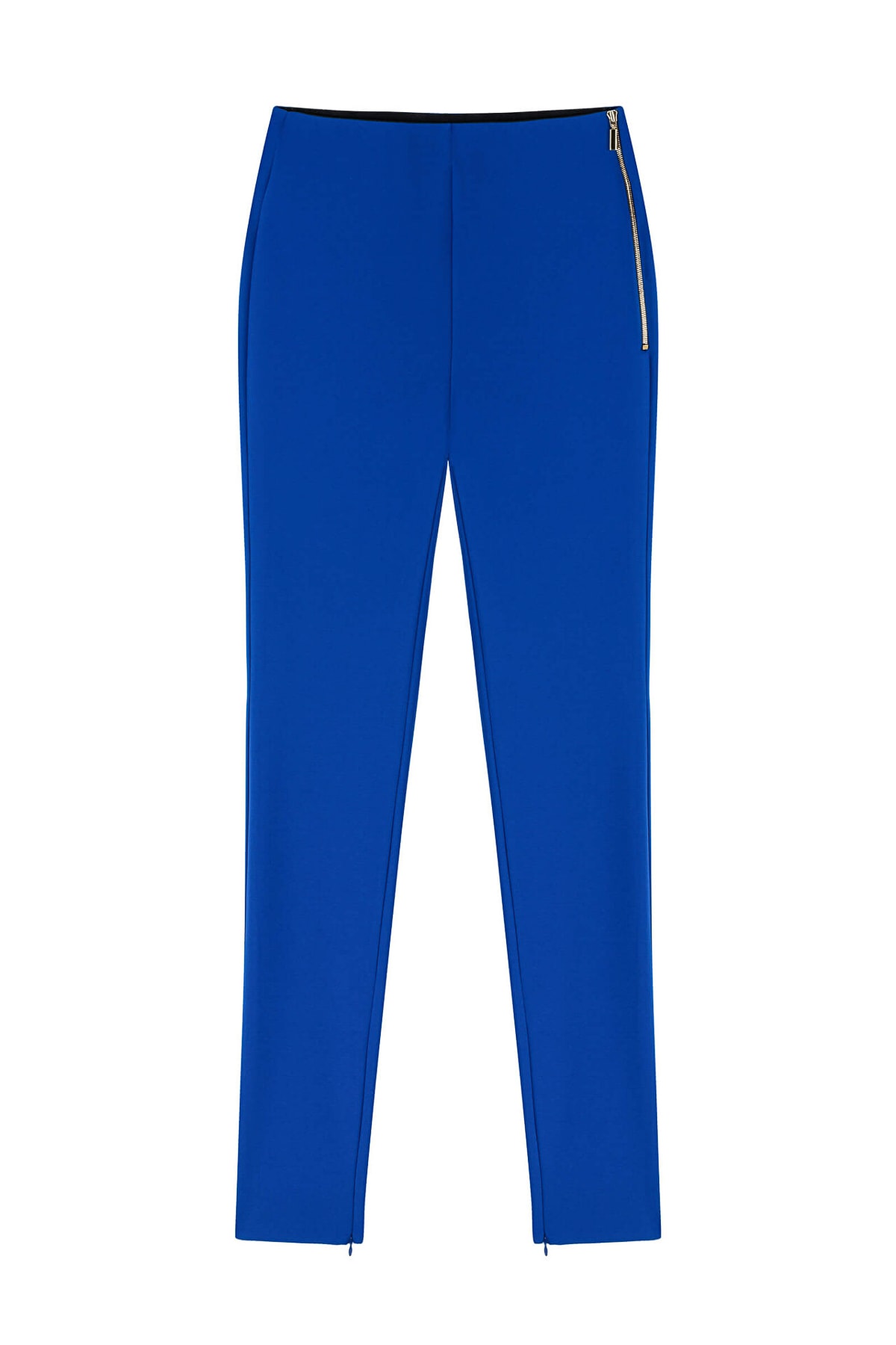 TWIST Fermuar Aksesuarlı Mavi Pantolon