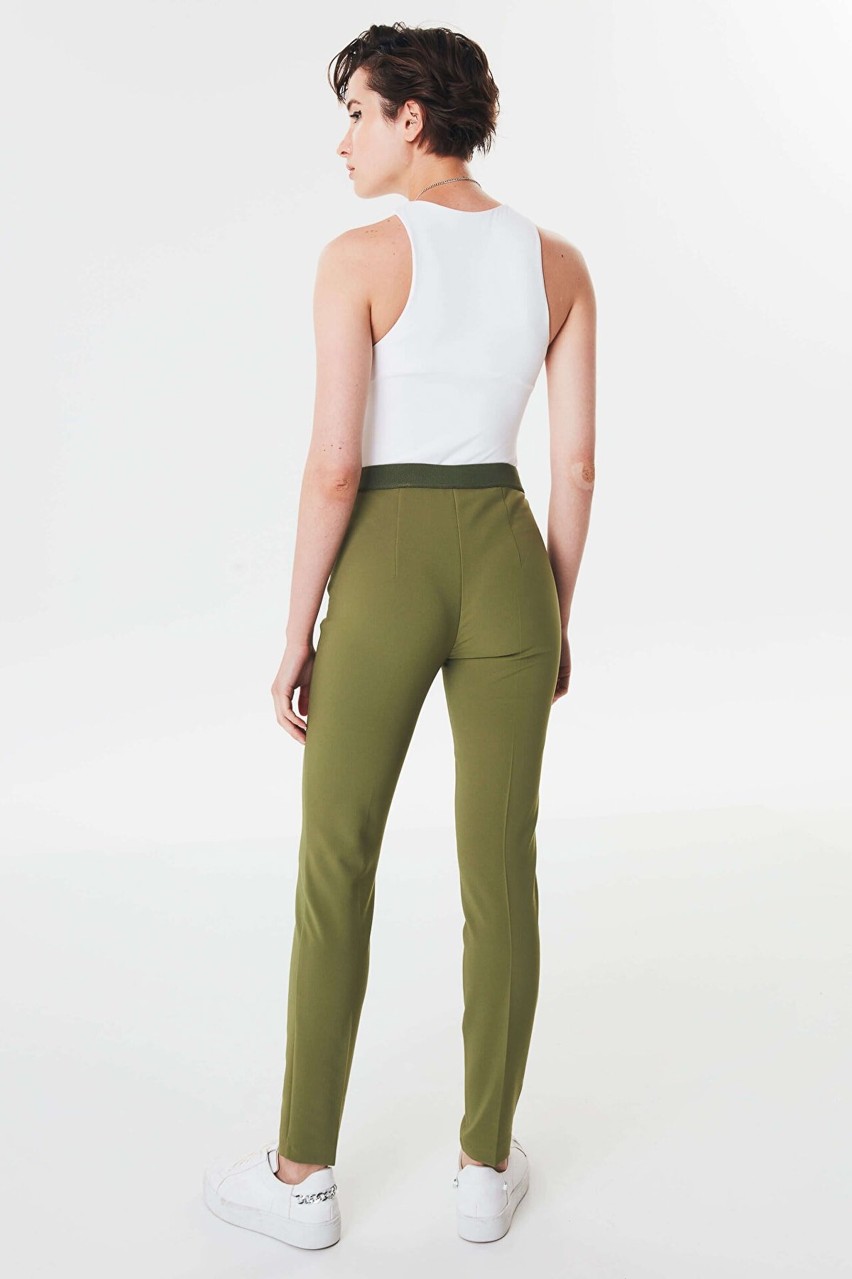 TWIST Haki Skinny Fit Pantolon