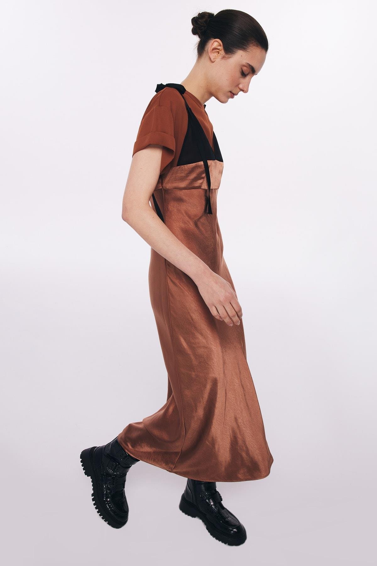 TWIST KAHVE 02165 / ELBİSE