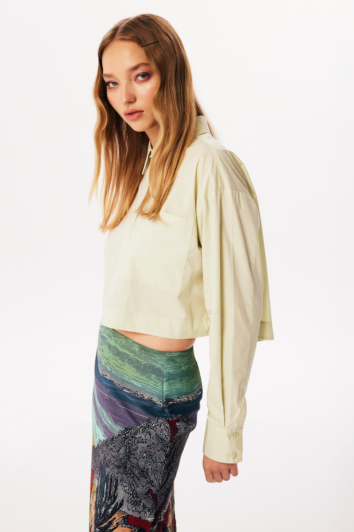 TWIST NIL YESILI 25359 / GOMLEK