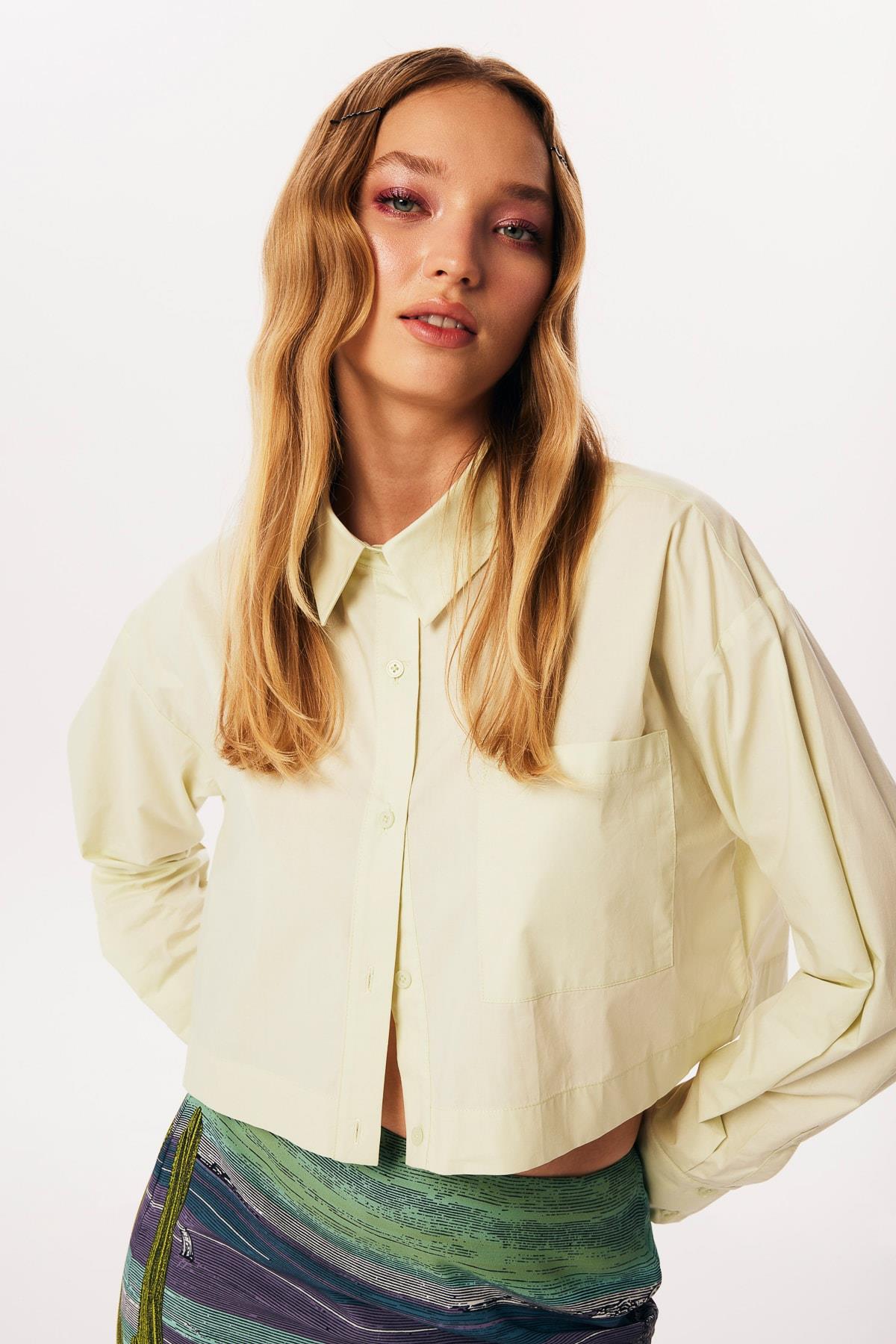 TWIST NIL YESILI 25359 / GOMLEK