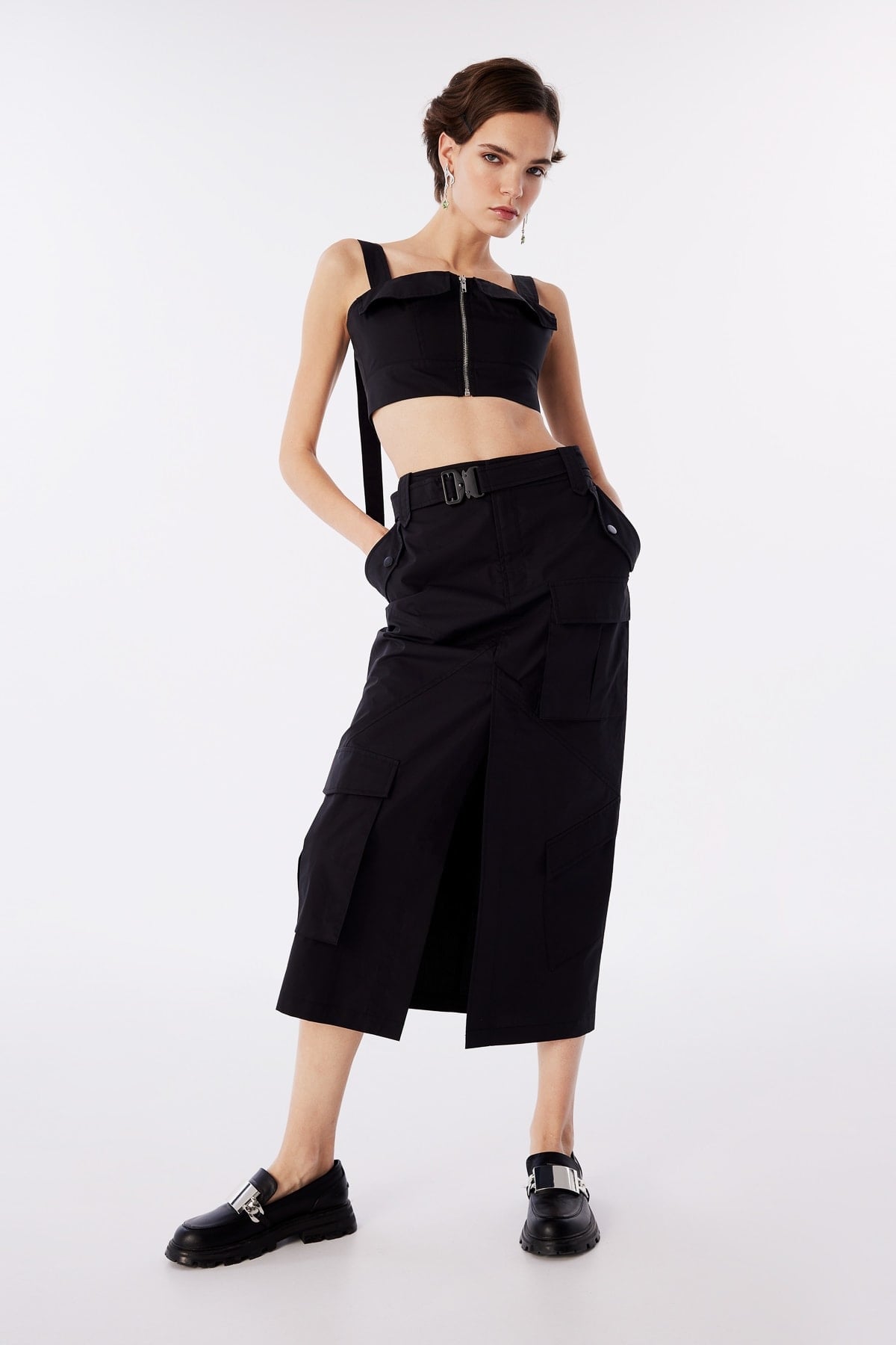TWIST SIYAH 06070 / BLUZ