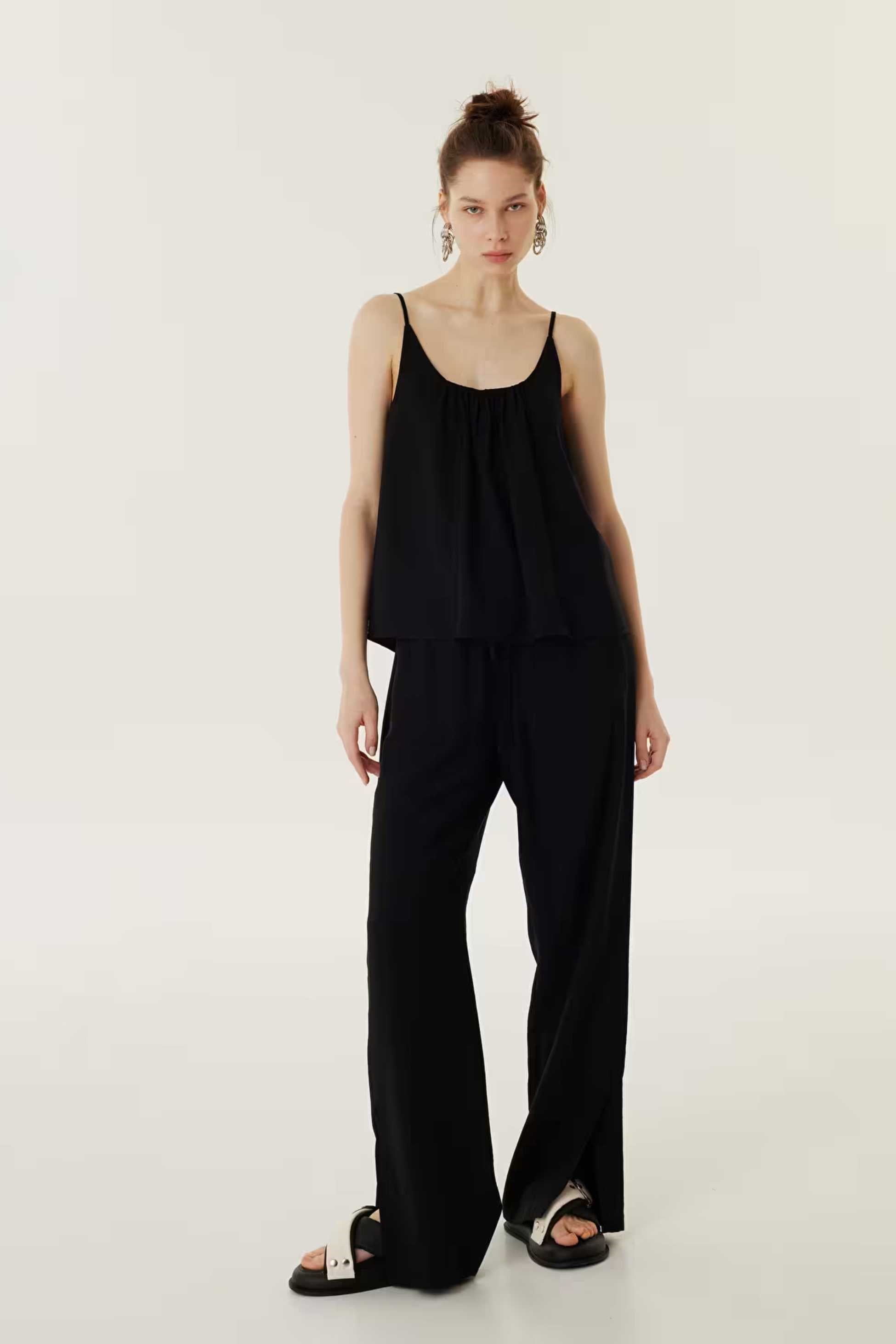 TWIST SIYAH 06143 / BLUZ