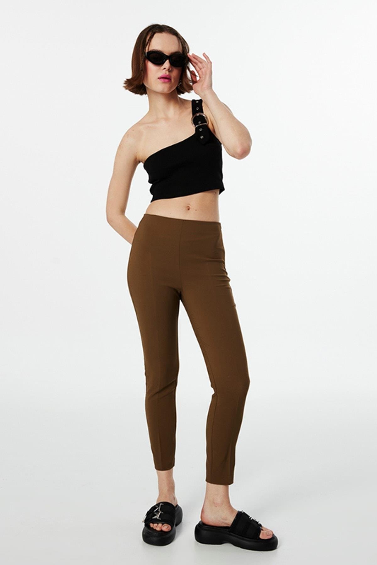 TWIST Skinny Fit Haki Pantolon