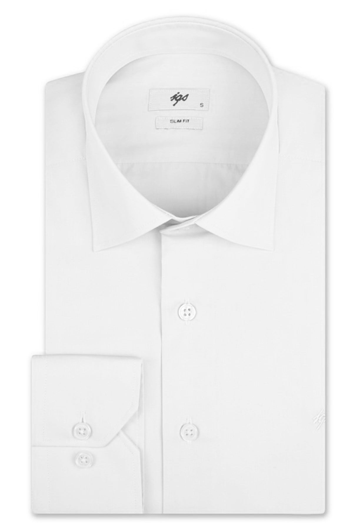 Beyaz Slim Fit Gömlek