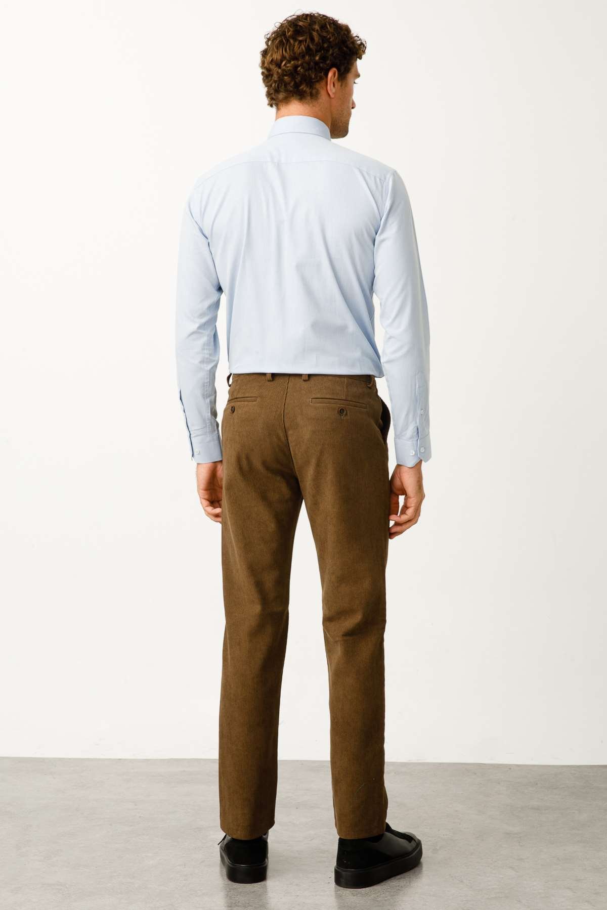 ERKEK A.KAHVE REGULARFIT / RAHAT KALIP STD PANTOLON