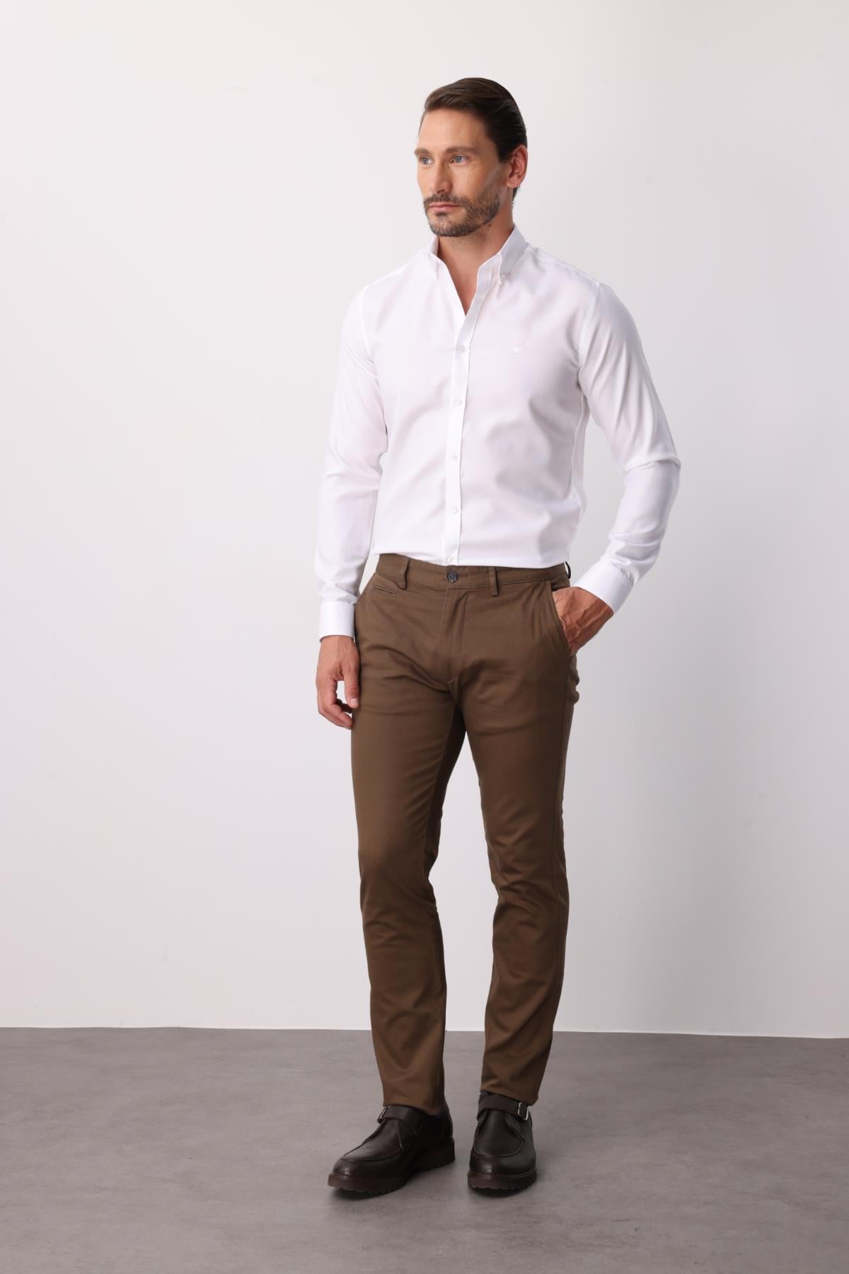 ERKEK BEJ DYNAMIC FIT STD PANTOLON