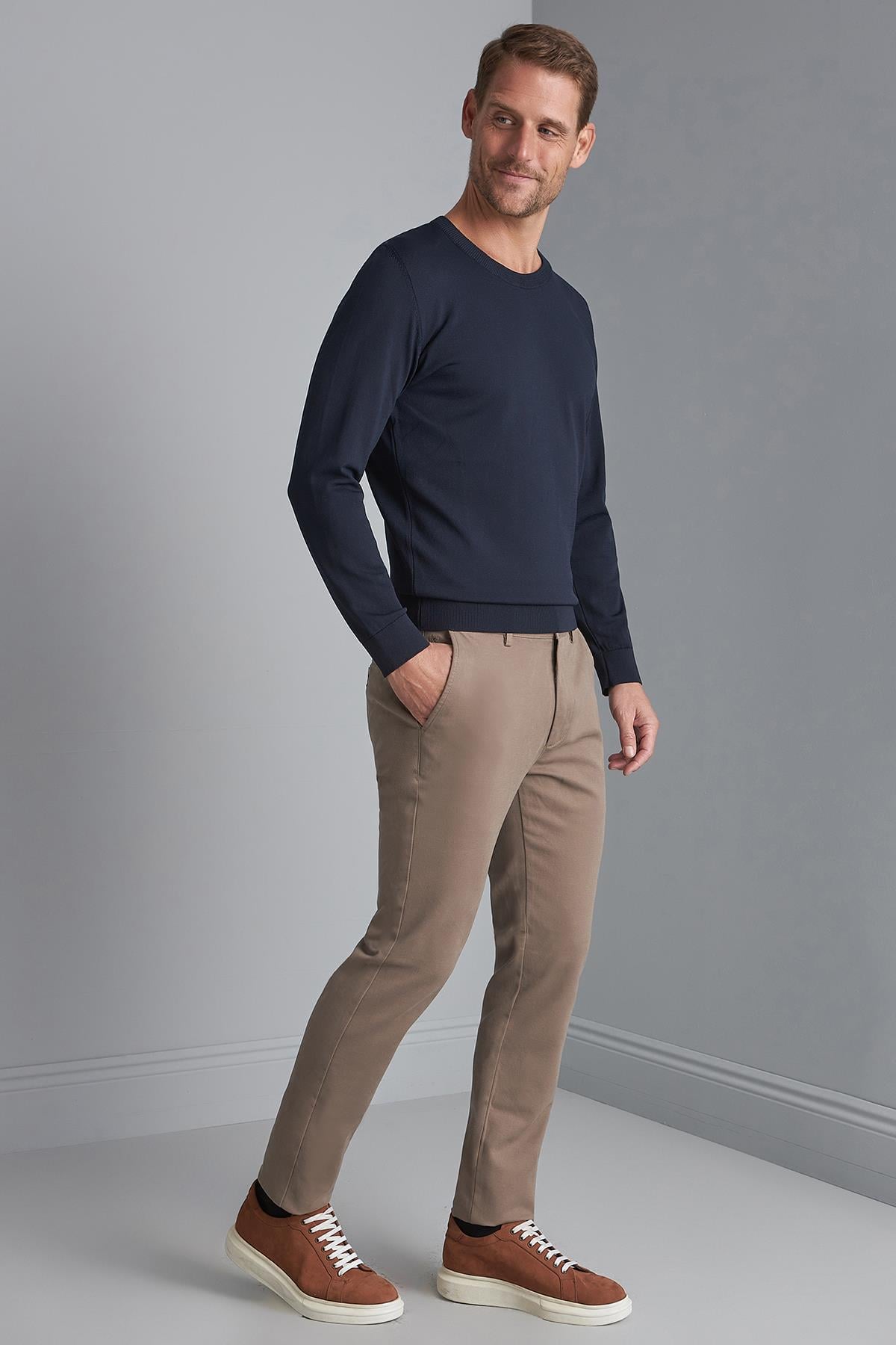 ERKEK BEJ DYNAMİCFİT STD PANTOLON