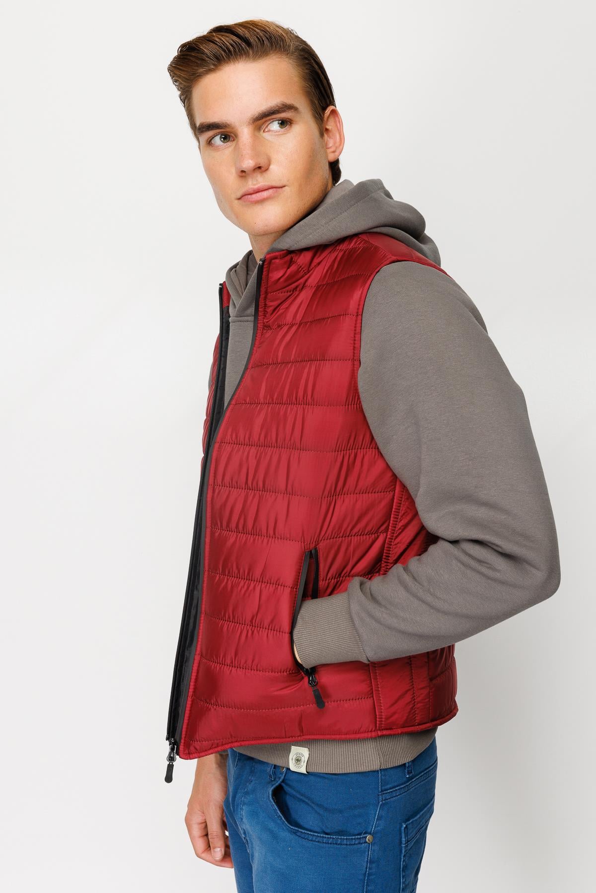 ERKEK BORDO STANDART STD PMP YELEK