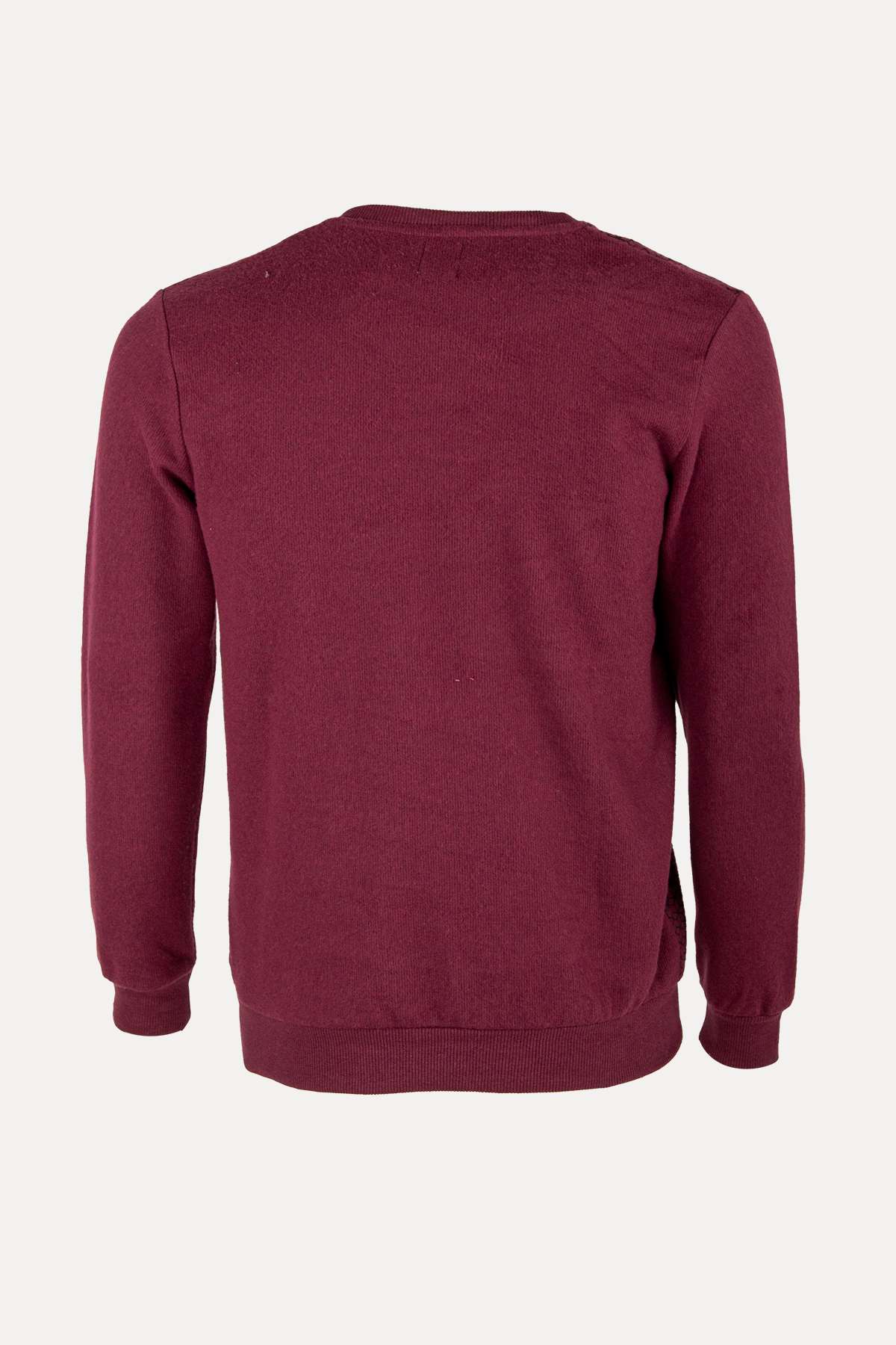 ERKEK BORDO STANDART V YAKA TRİKO