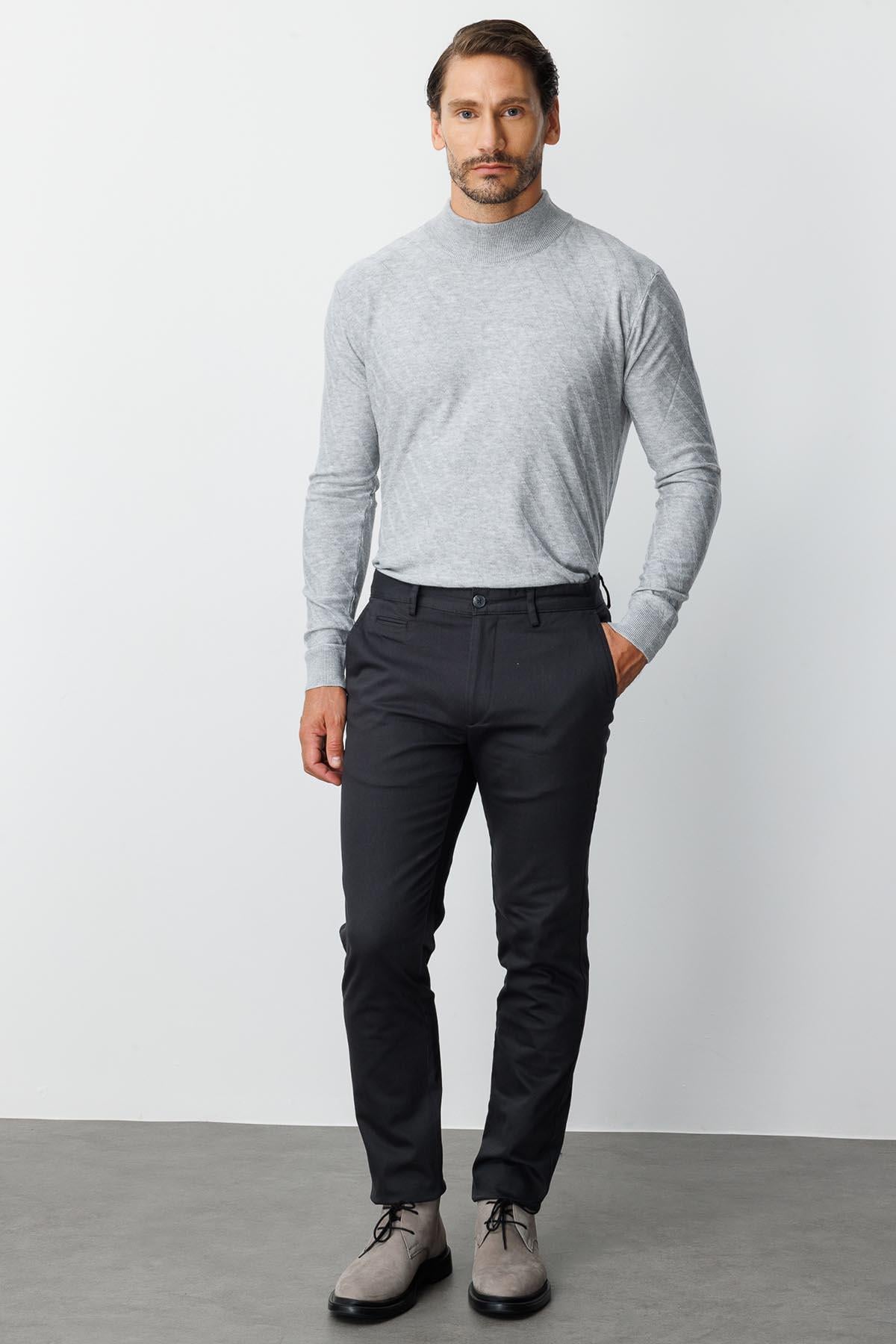 ERKEK GRİ DYNAMIC FIT STD PANTOLON