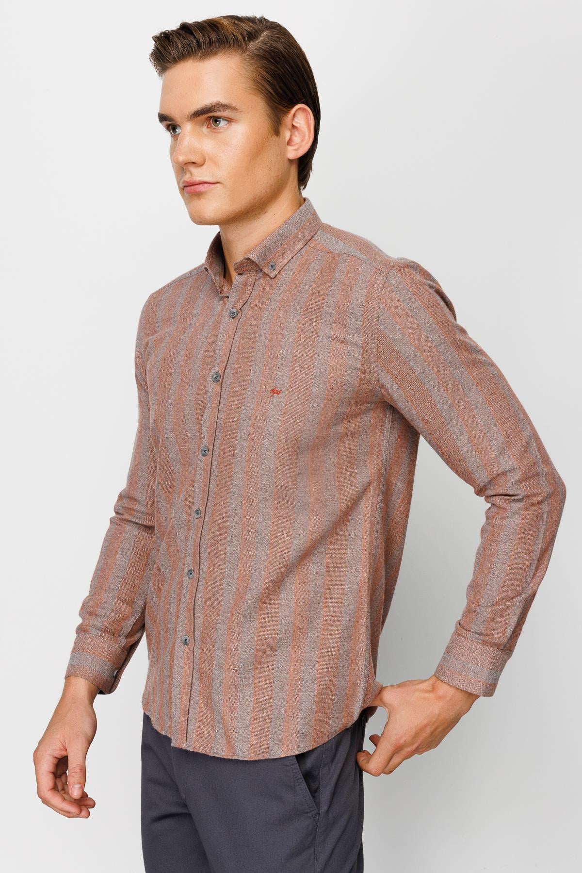 ERKEK KİREMİT DYNAMİCFİT TED BAKER DÜĞMELİ GÖMLEK