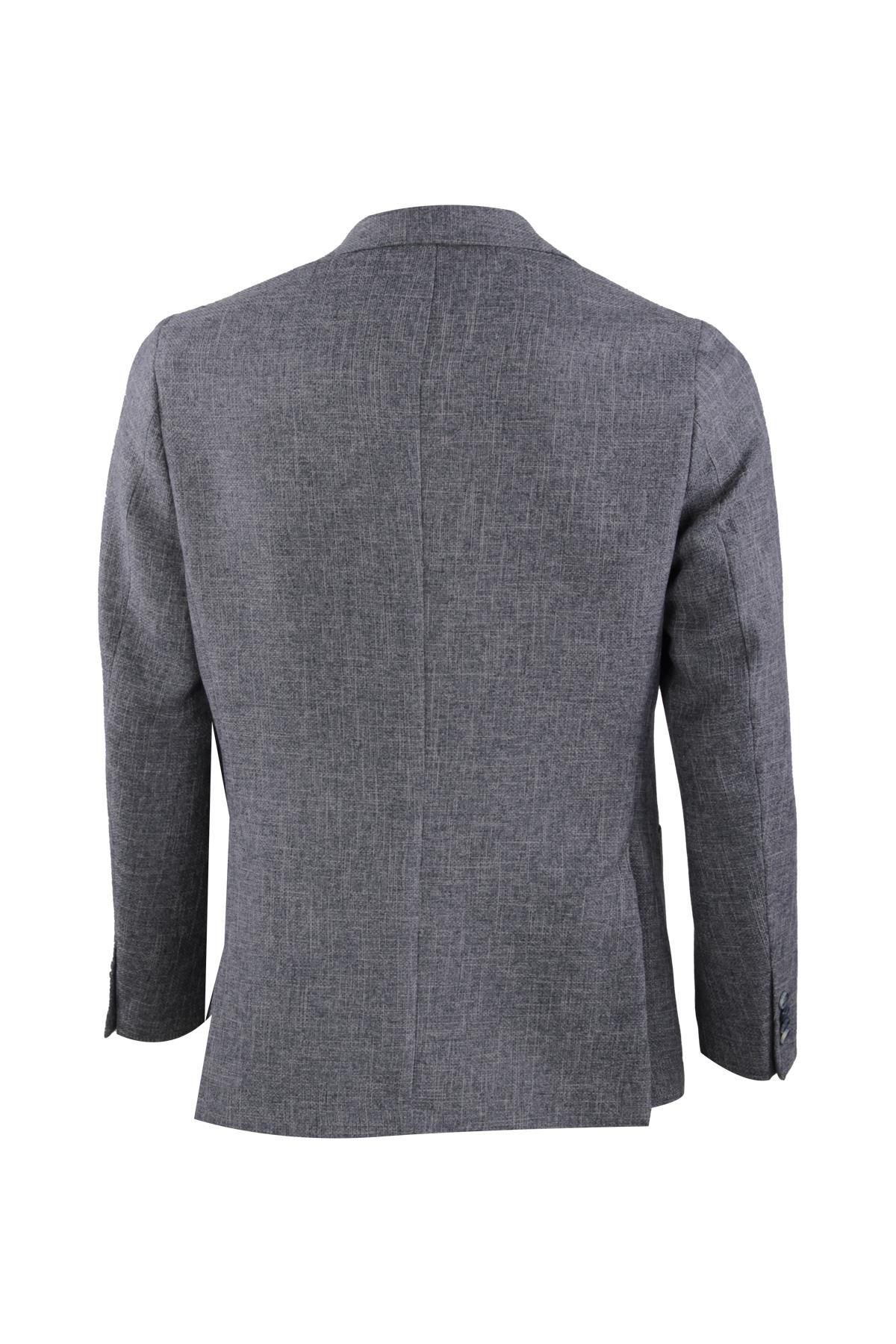 ERKEK LACİVERT SLIM FIT / DAR KALIP İNCE MONO YAKA CEKET