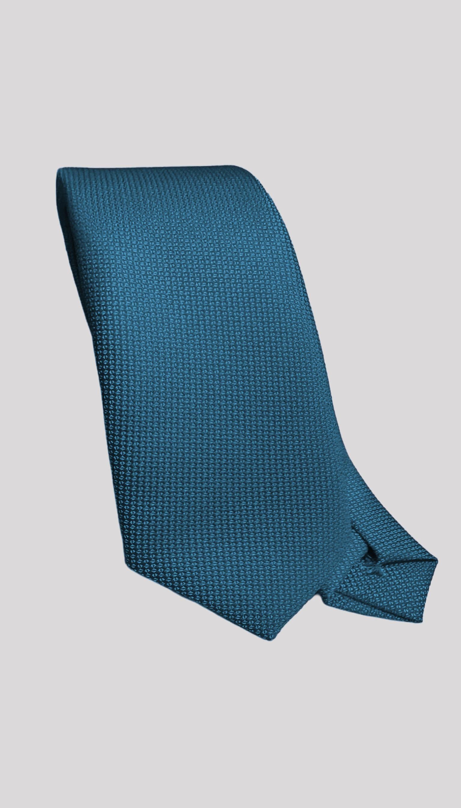 Erkek Mavi   Kravat Mendilli