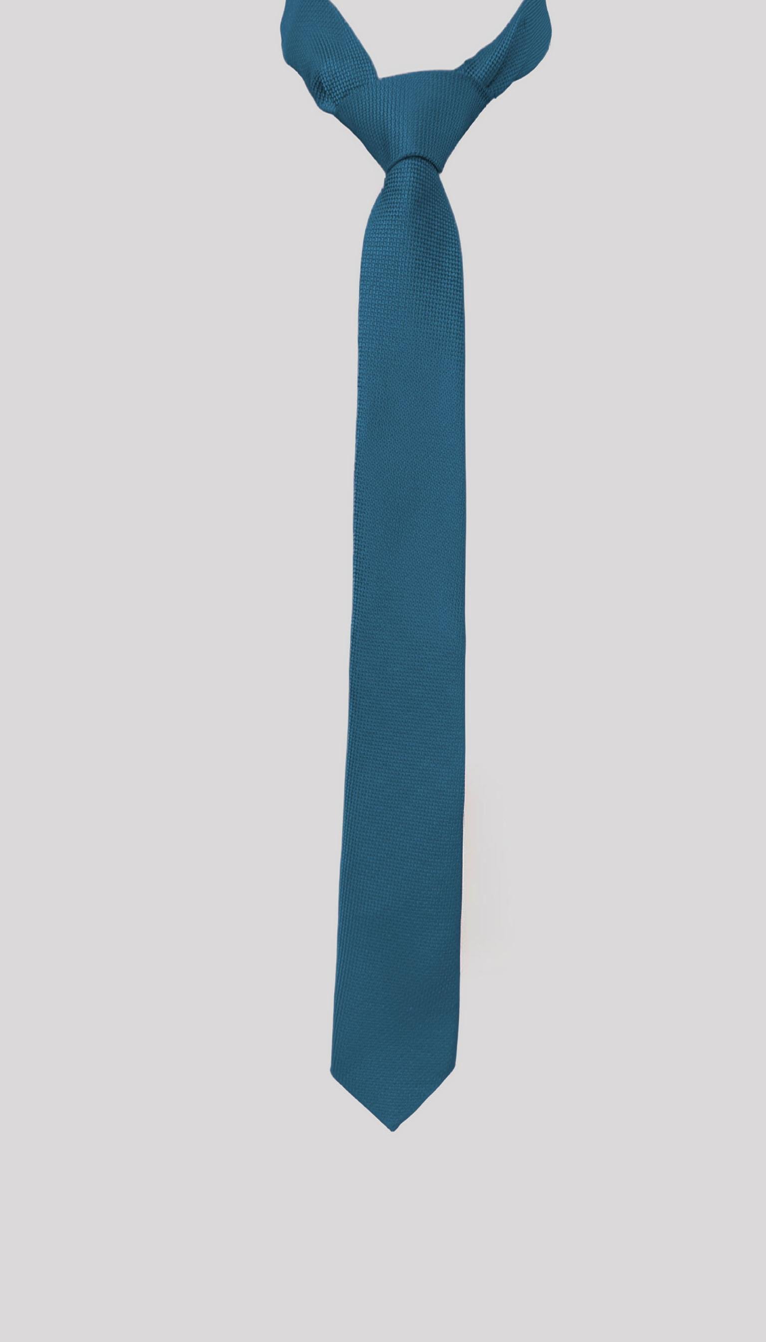 Erkek Mavi   Kravat Mendilli