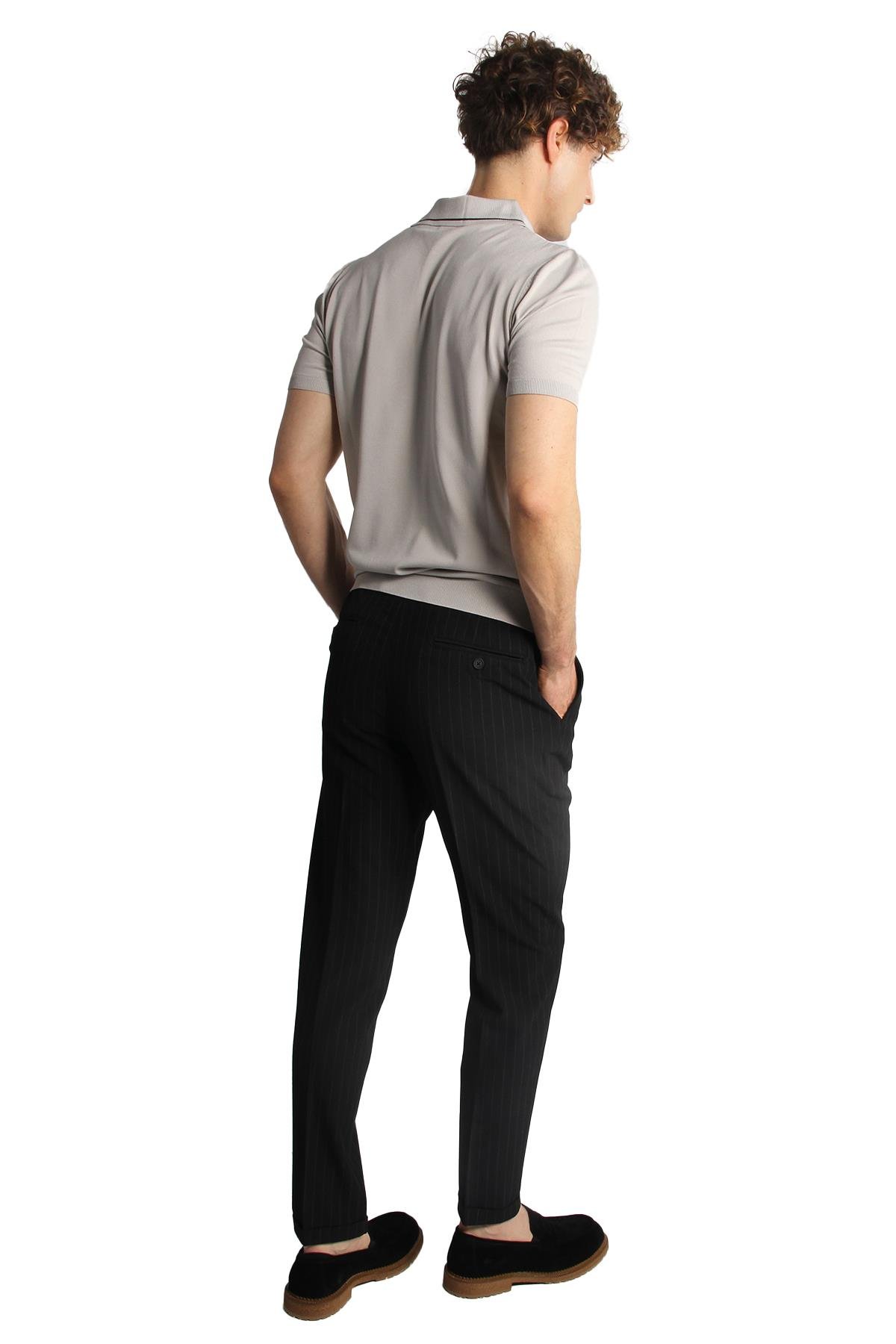 ERKEK SİYAH DYNAMIC FIT STD PANTOLON