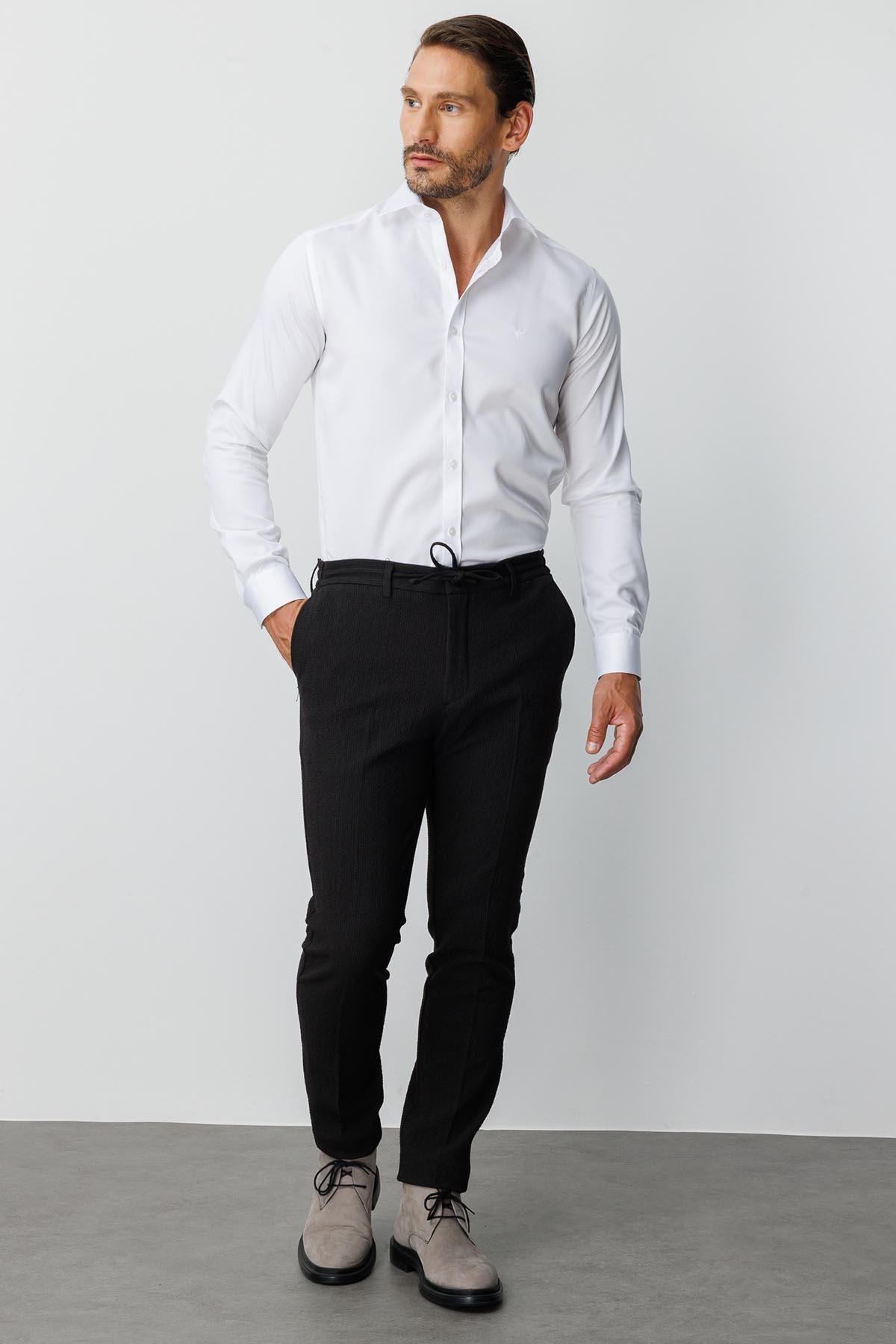 ERKEK SİYAH DYNAMIC FIT STD PANTOLON