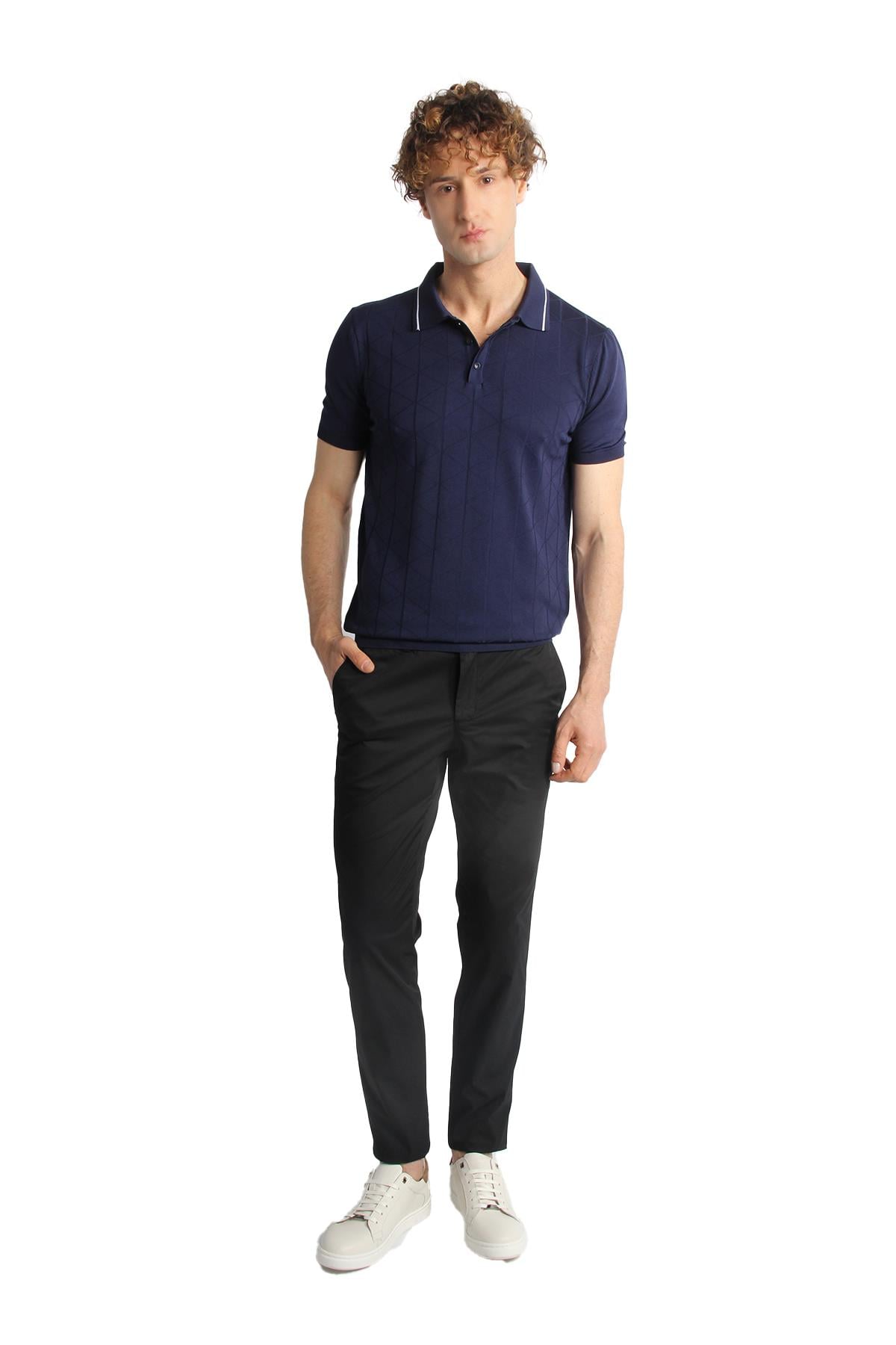 ERKEK SİYAH DYNAMIC FIT STD PANTOLON