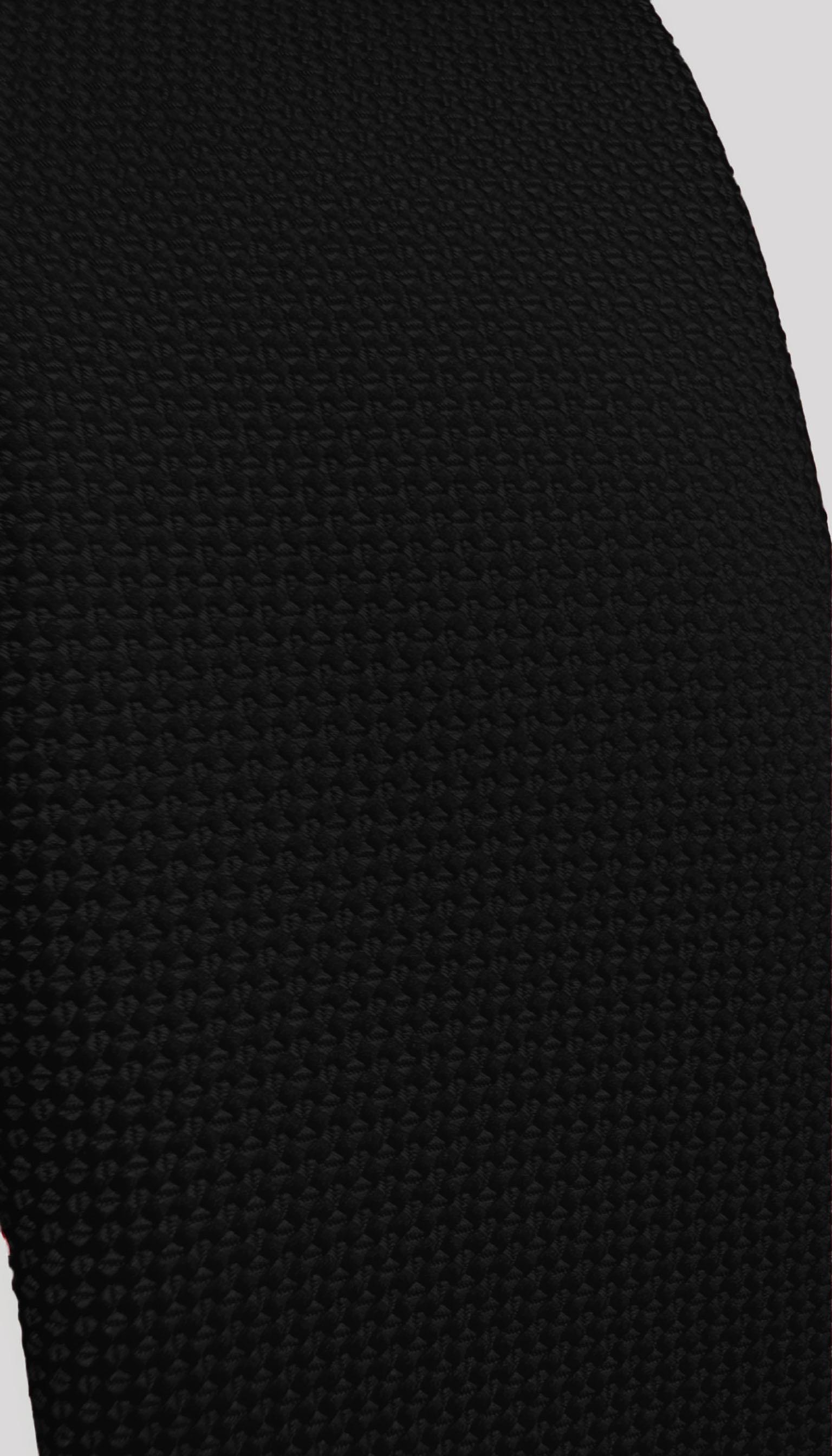 Erkek Siyah   Kravat Mendilli