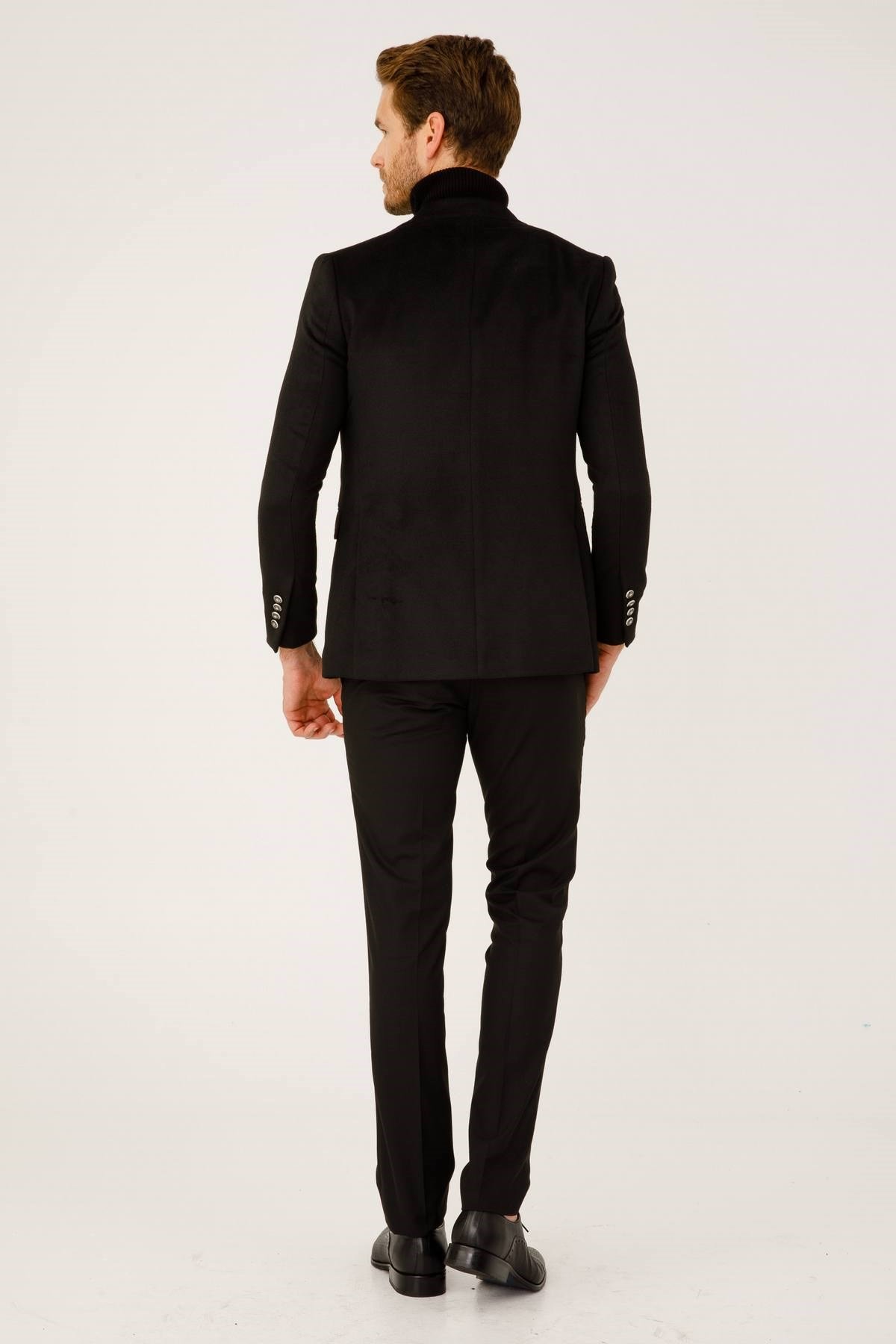ERKEK SİYAH REGULARFIT / RAHAT KALIP STD PANTOLON