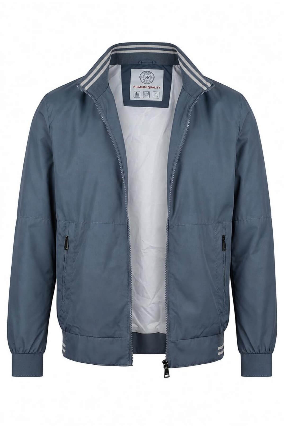 Mavi Modern Erkek Bomber Mont