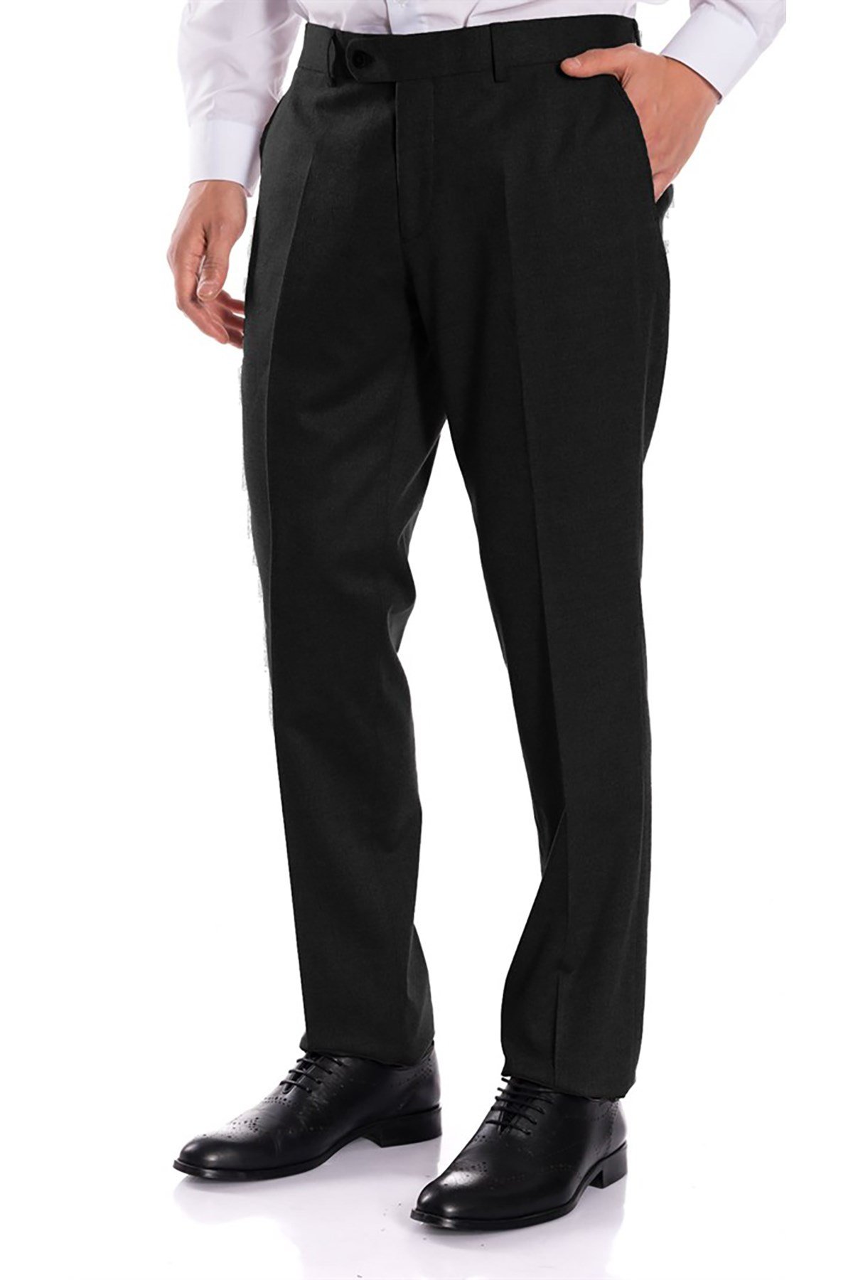 Siyah Regular Fit Pantolon