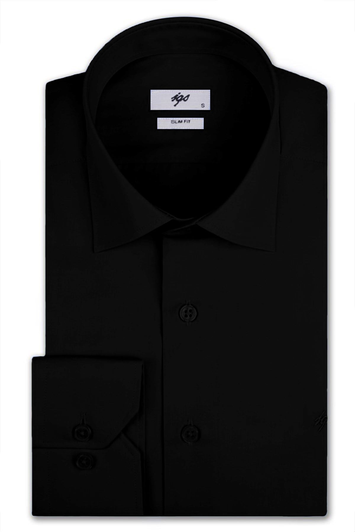 Siyah Slim Fit Gömlek
