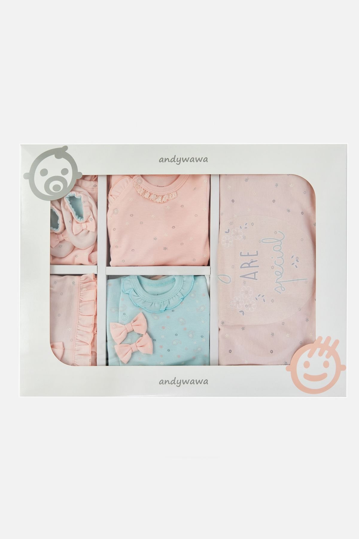 Andywawa Ac22101 Kız Bebek Mint Sweet Home 10'Lu Hastane ÇıkışıKız Bebek 10'lu SetAndywawa