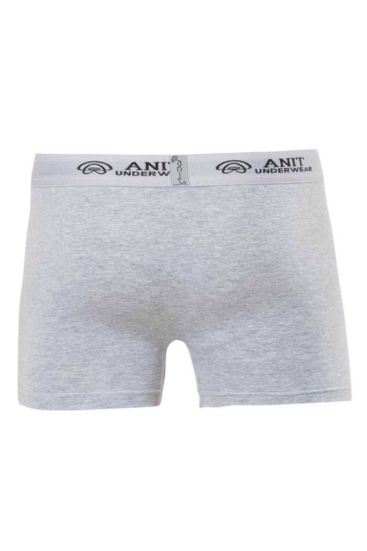 Anıt 1115 Gri 3 Adet Likralı Pamuklu Erkek BoxerBoxerAnıt Lingerie