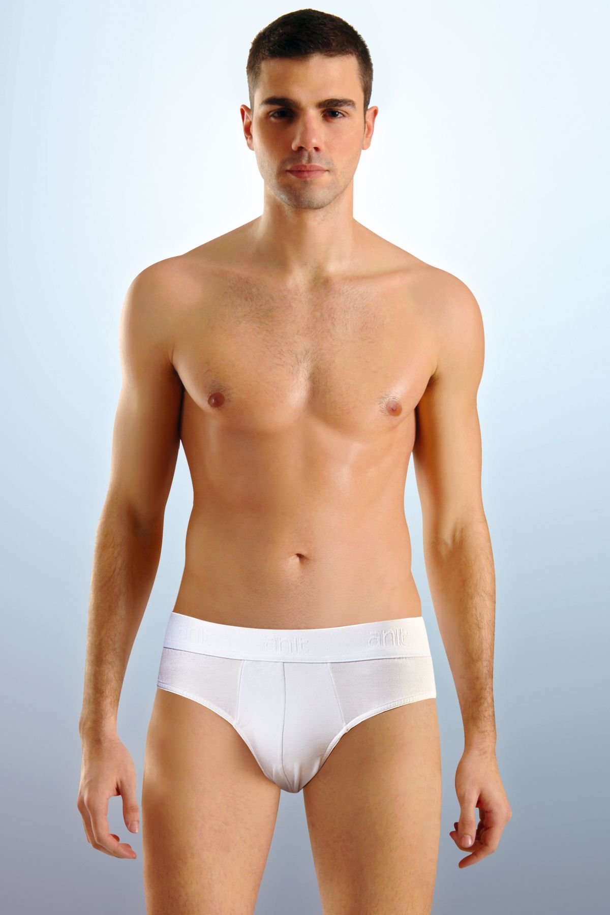 Anıt 1251 Beyaz 3 Adet Modal Erkek Slip KülotSlipAnıt Lingerie