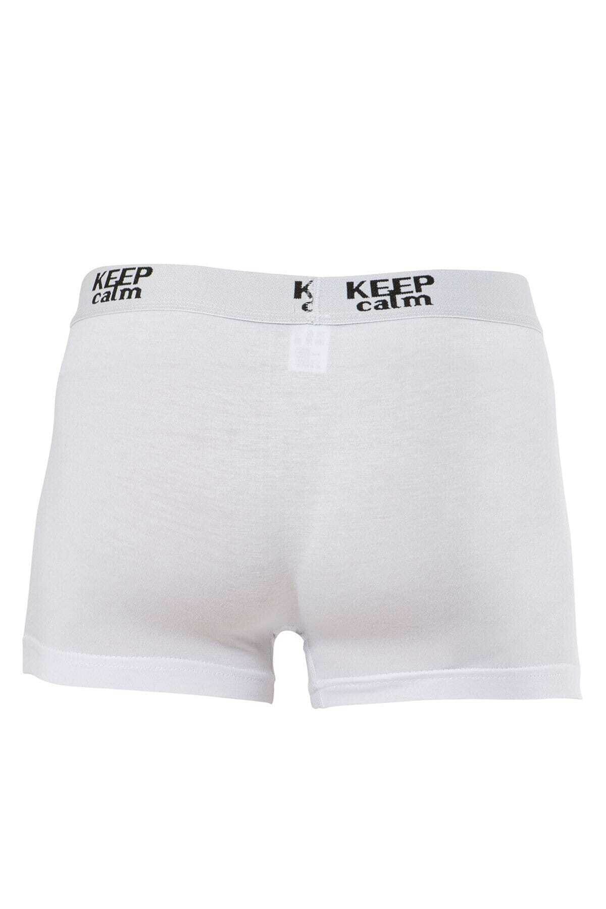 Anıt 1266 Beyaz 3 Adet Modal Rahat Erkek BoxerBoxerAnıt Lingerie