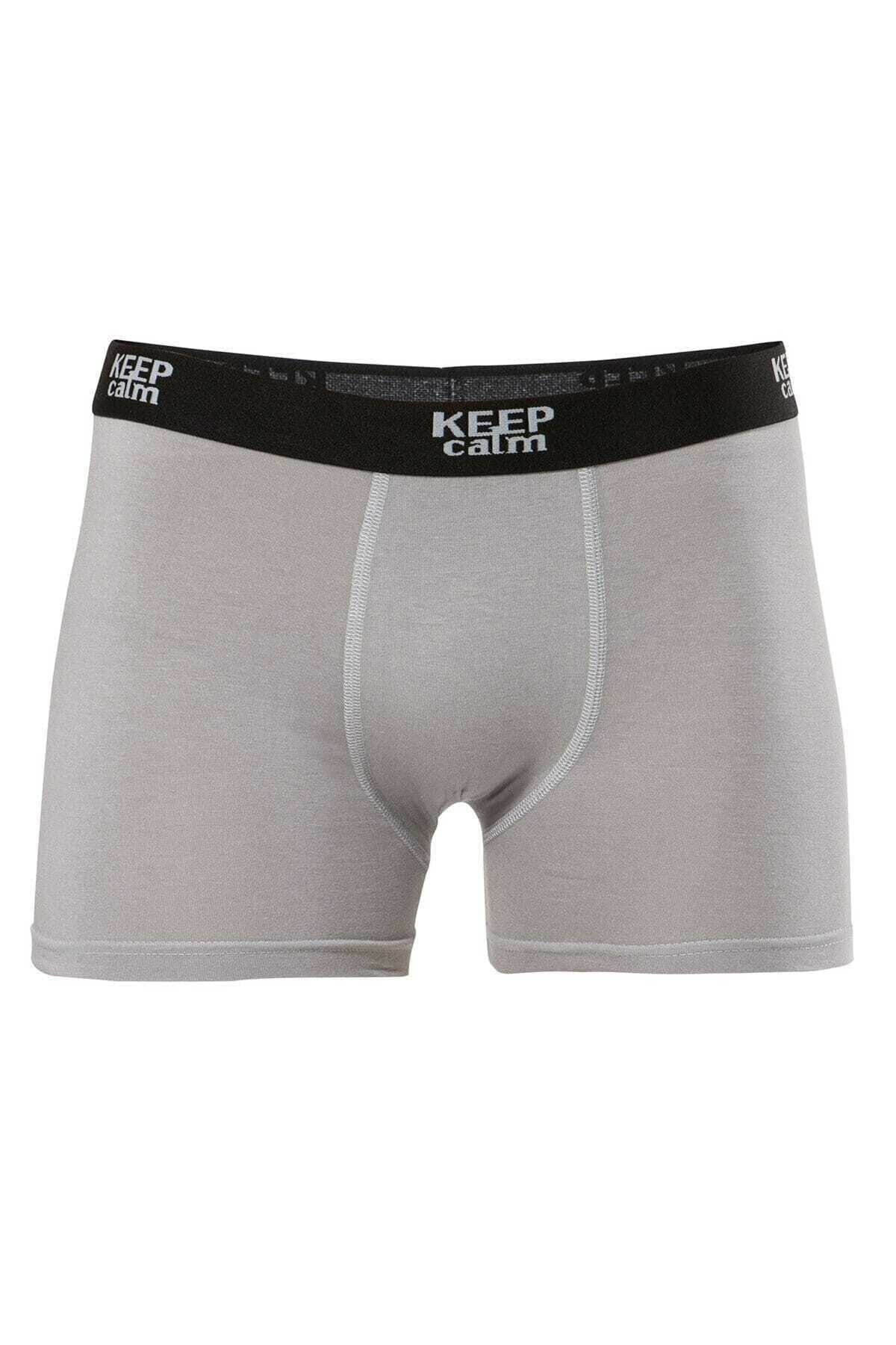 Anıt 1266 Gri 3 Adet Modal Rahat Erkek BoxerBoxerAnıt Lingerie