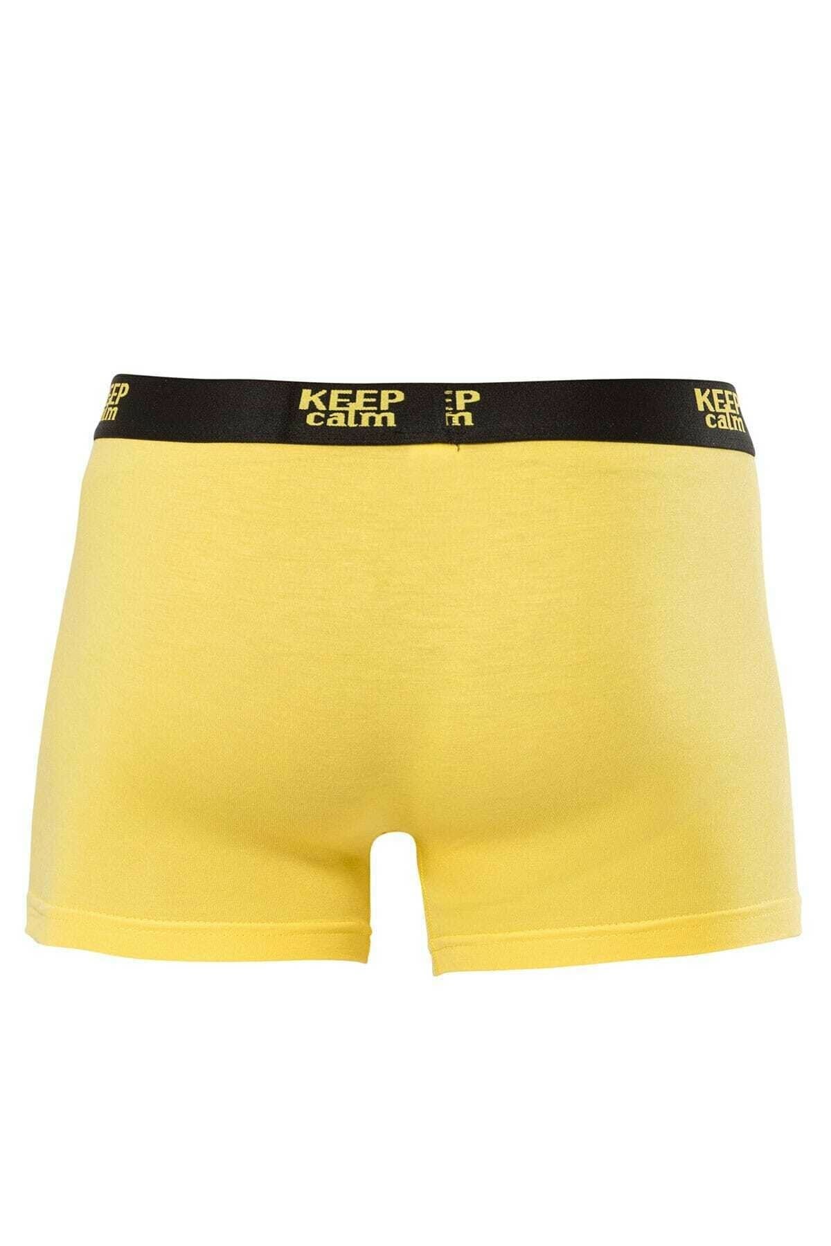Anıt 1266 Sarı 3 Adet Modal Rahat Erkek BoxerBoxerAnıt Lingerie