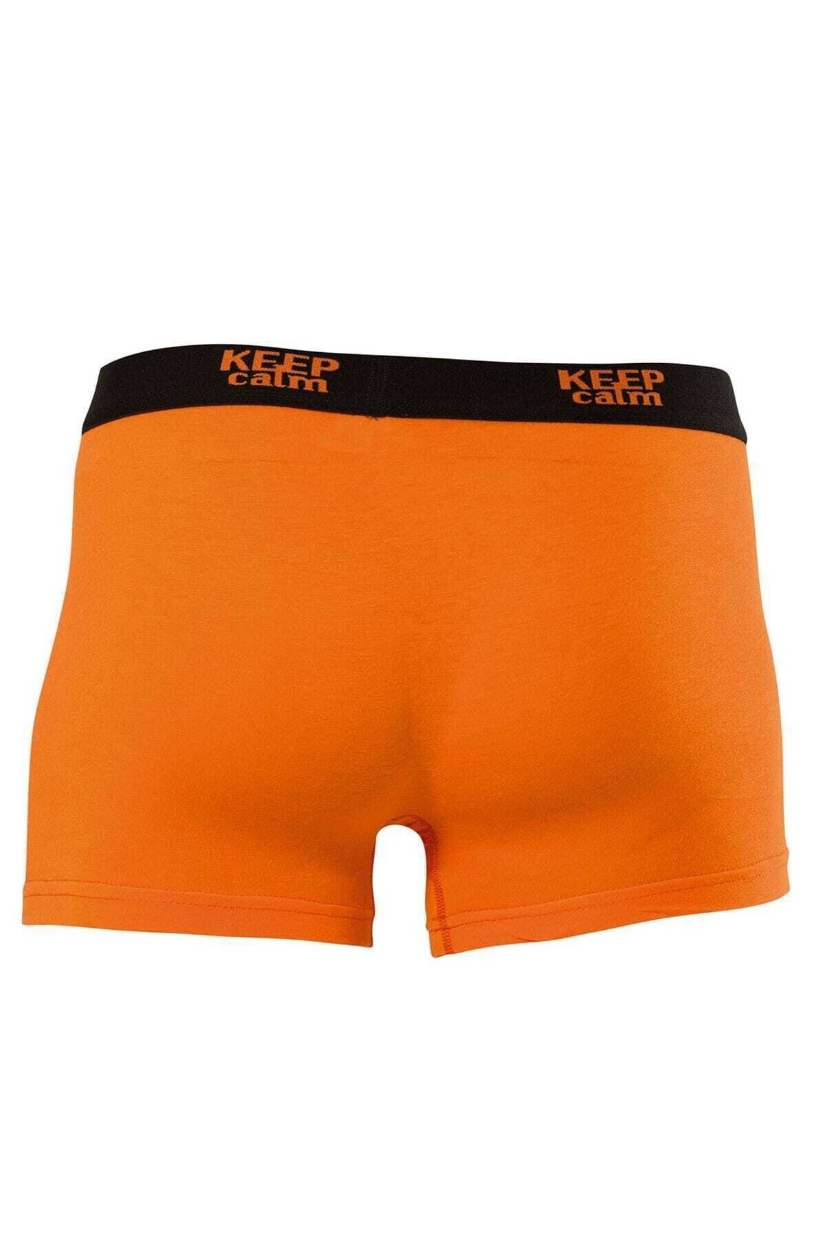 Anıt 1266 Turuncu 3 Adet Modal Rahat Erkek BoxerBoxerAnıt Lingerie