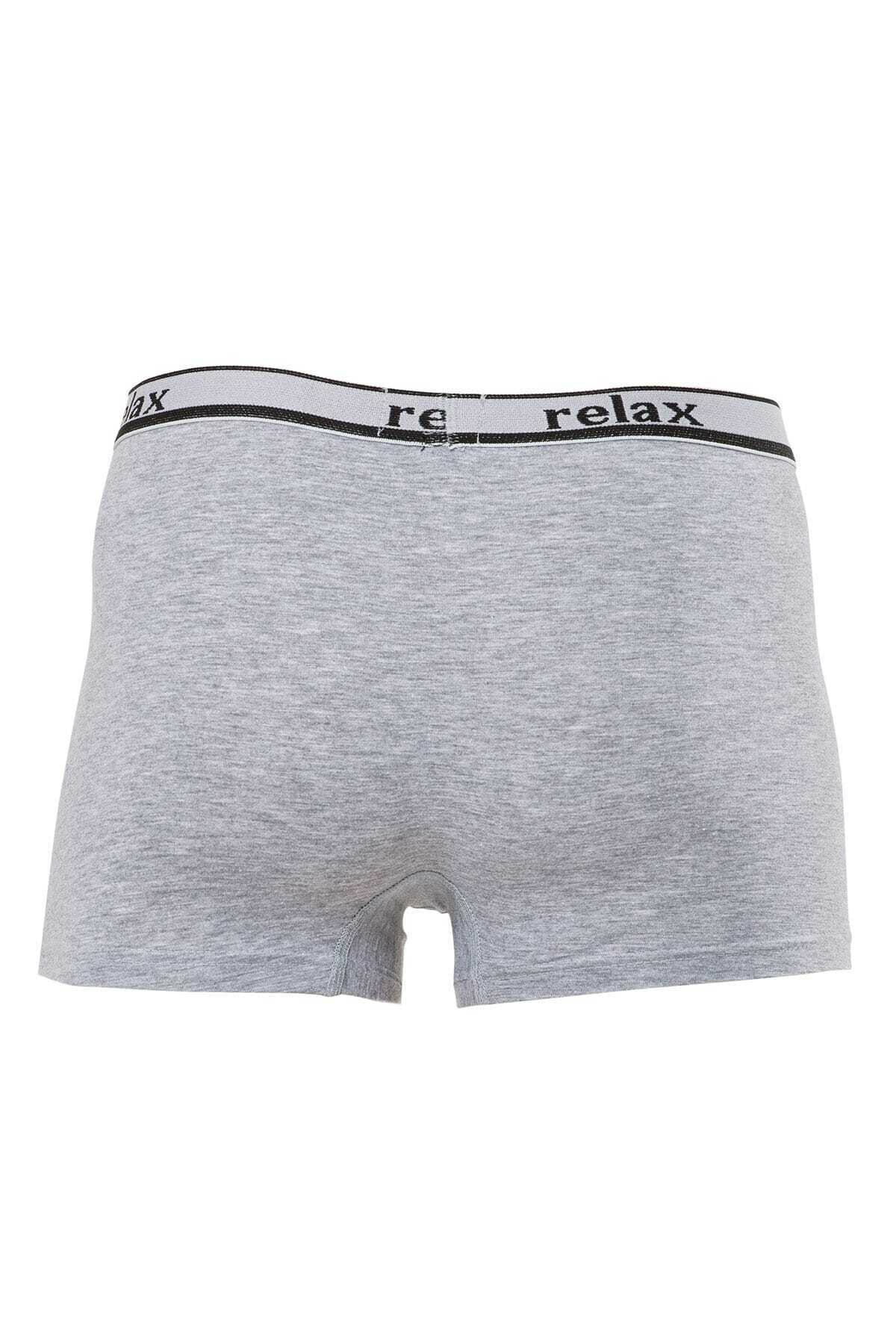 Anıt 1268 Gri 3 Adet Relax Pamuklu Esnek Erkek BoxerBoxerAnıt Lingerie