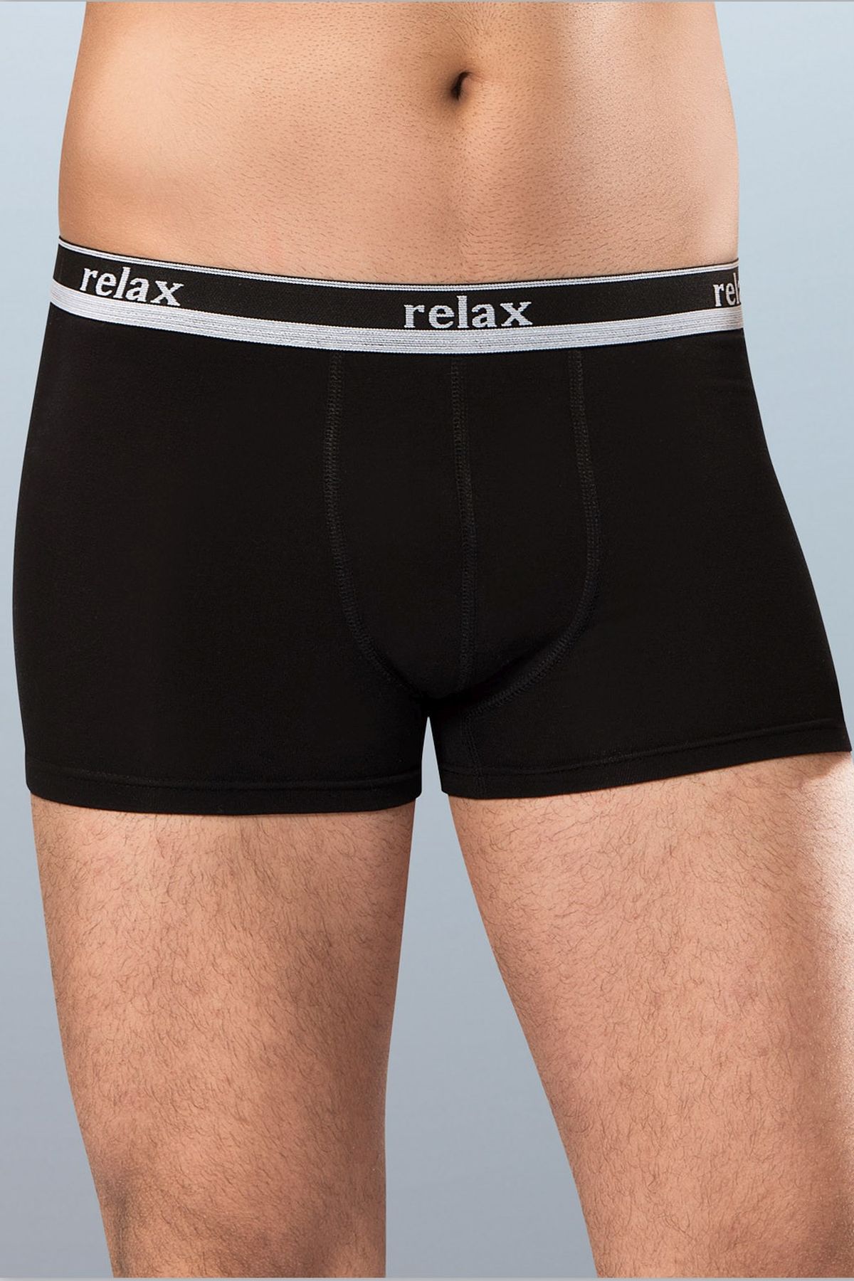 Anıt 1268 Siyah 3 Adet Relax Pamuklu Esnek Erkek BoxerBoxerAnıt Lingerie