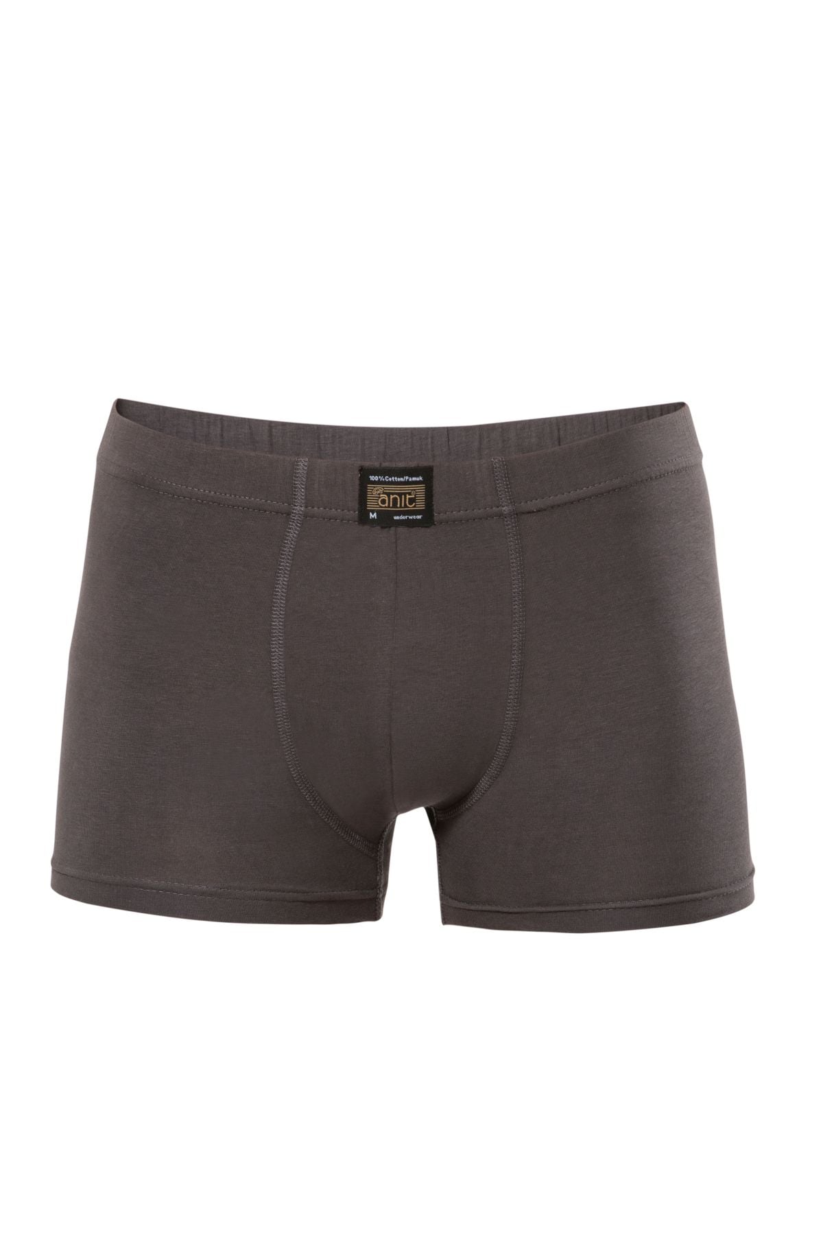 Anıt 1271 Antrasit 3 Adet Pamuklu Esnek Erkek BoxerBoxerAnıt Lingerie