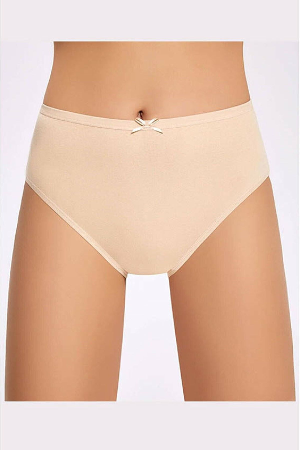 Anıt 3126 Kadın Ten 12 Adet Ribana Pamuklu Bato KülotPamuklu KülotAnıt Lingerie