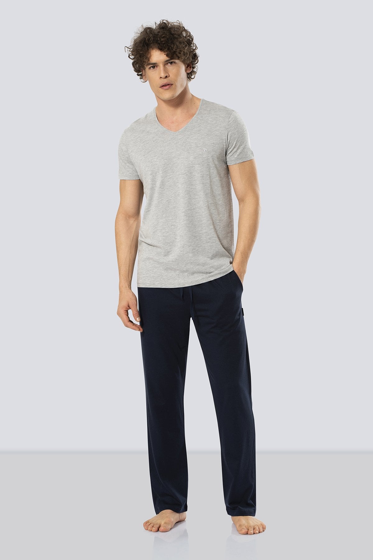 Cacharel 2192 Lacivert Erkek Modal Pijama TakımPijama TakımıCacharel